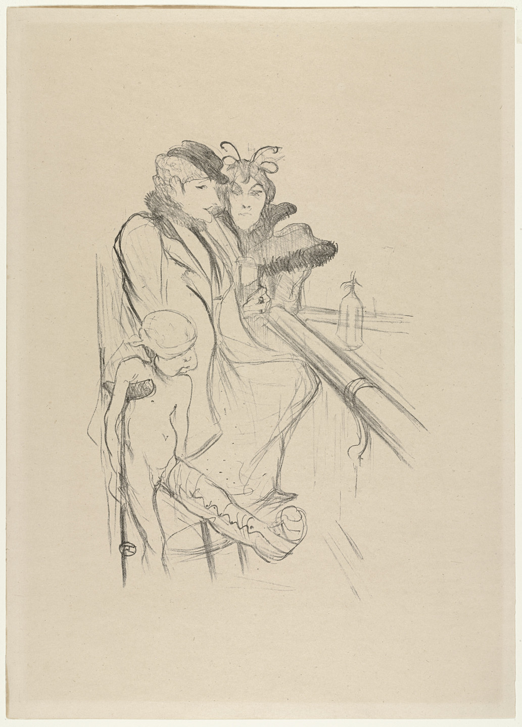 Henri de Toulouse-Lautrec. Eros Vanquished (Eros vanné). 1894, published before 1910