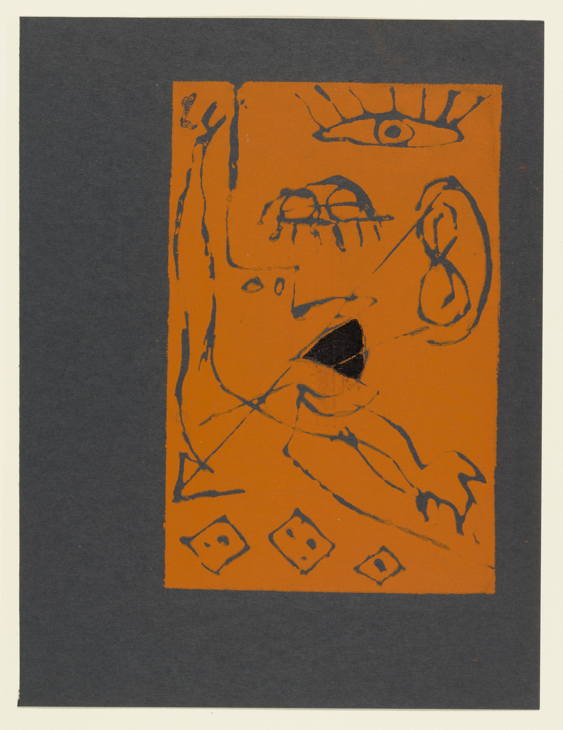 Jackson Pollock. Untitled. c. 1943–44