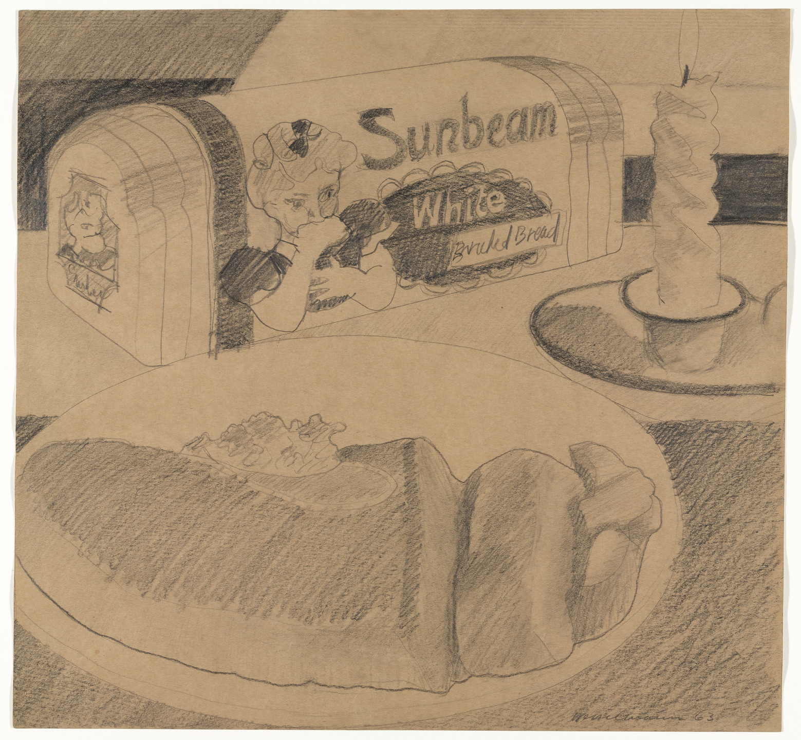 Tom Wesselmann. Final study for Little Still Life No. 13. 1963