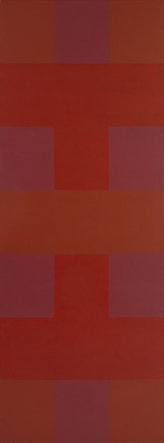Ad Reinhardt. Abstract Painting, Red. 1952