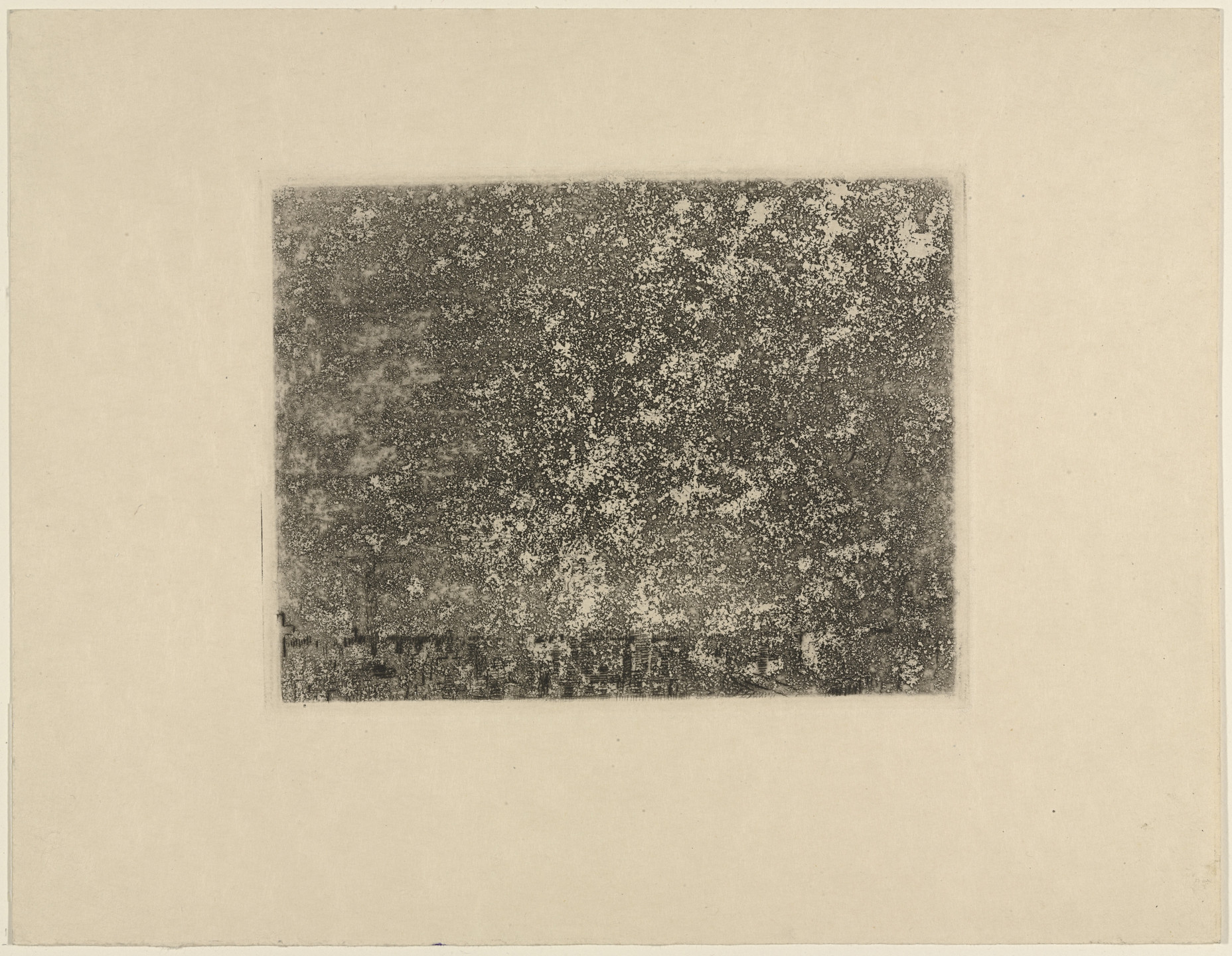James Ensor. Stars in the Cemetery. 1888
