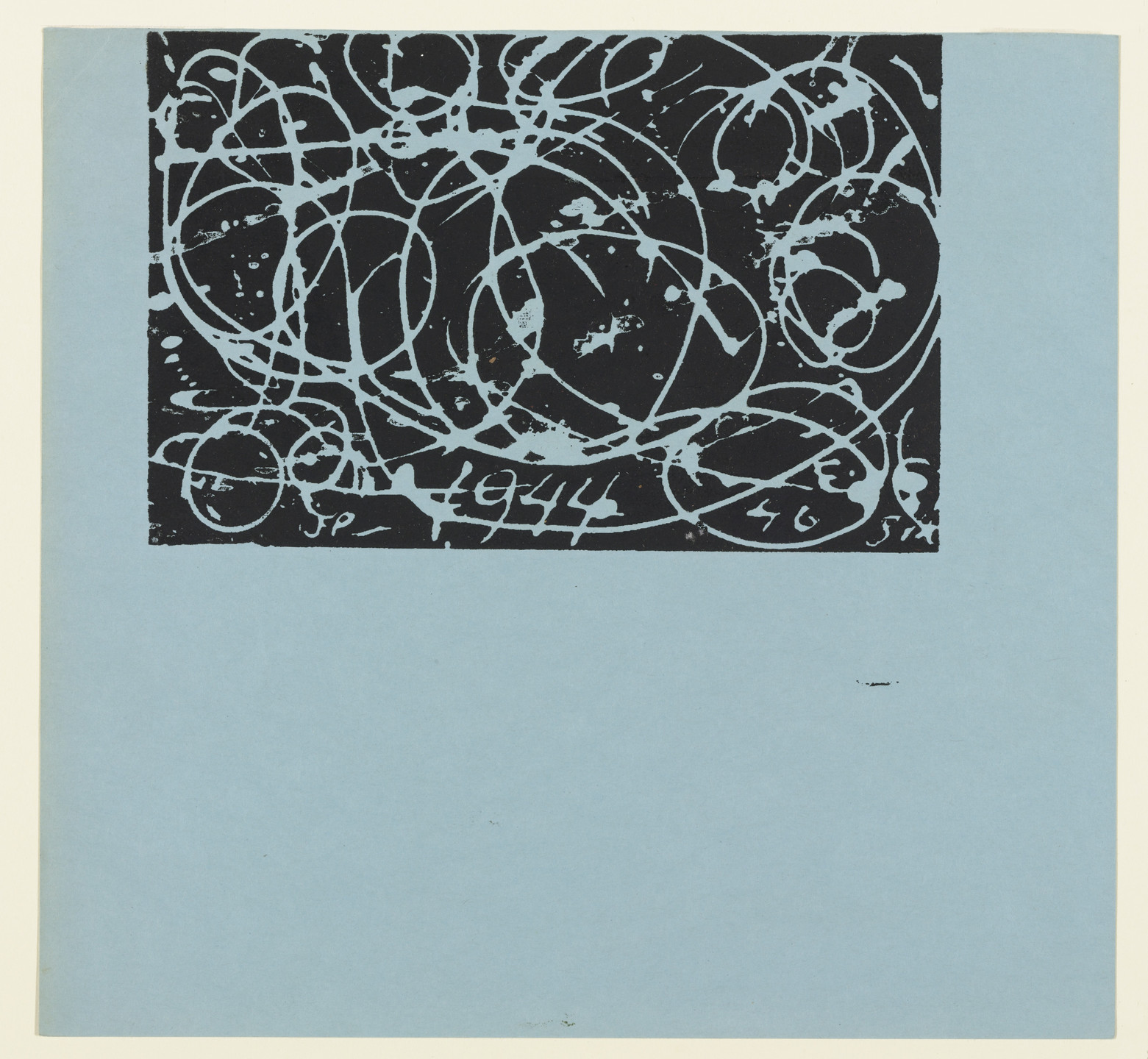 Jackson Pollock. Untitled. c. 1943