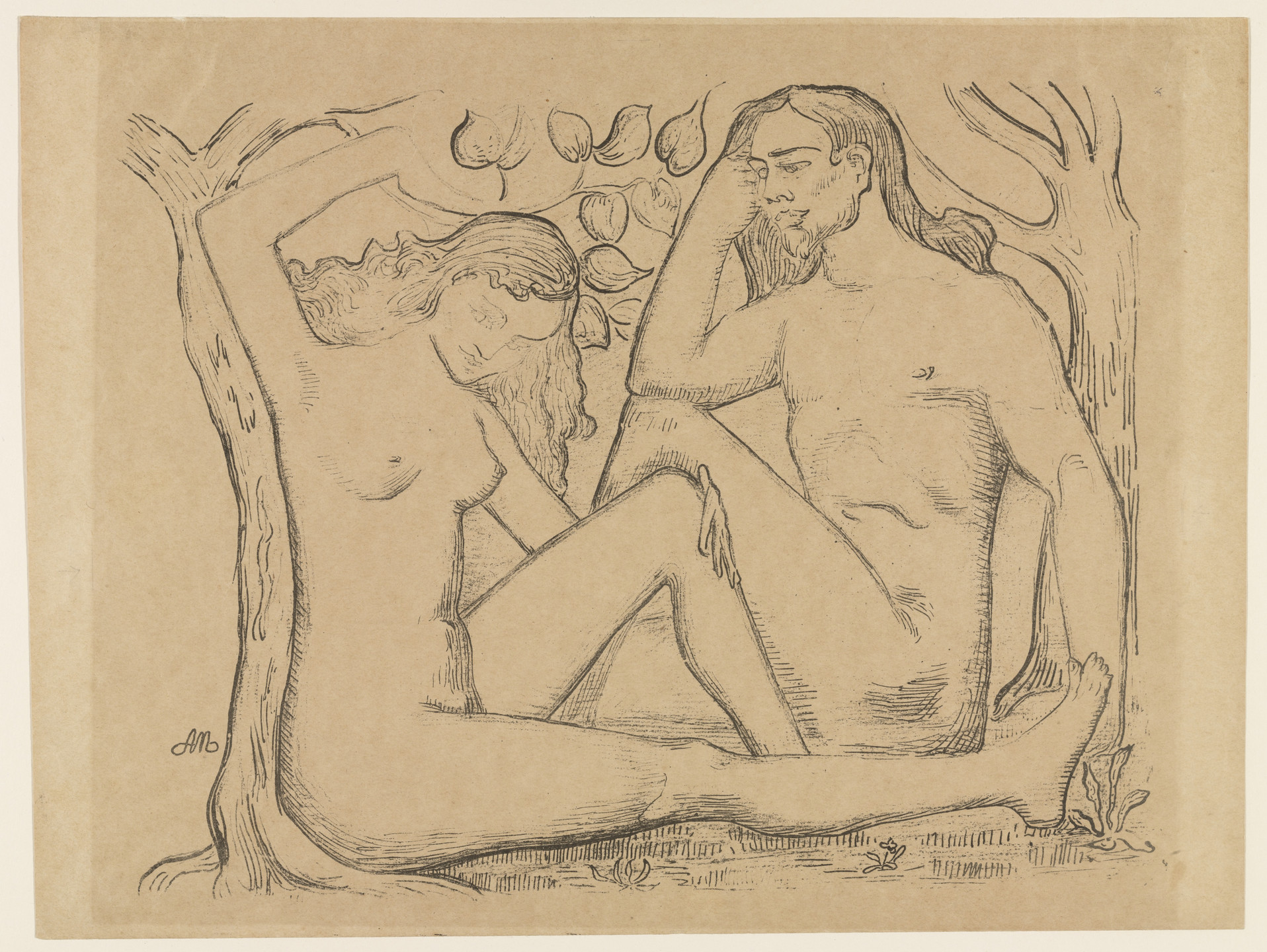 Aristide Maillol. Man and Woman. (1895)