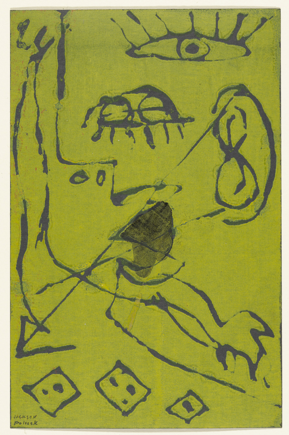 Jackson Pollock. Untitled. c. 1943–44