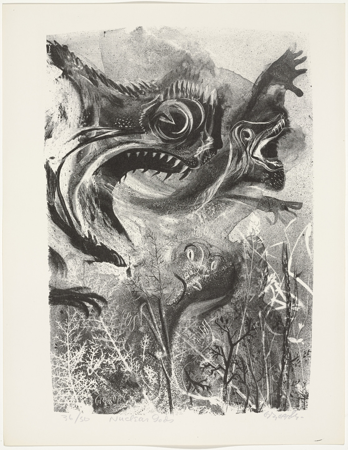 William Gropper. Nuclear Gods from Capriccios. 1953–57