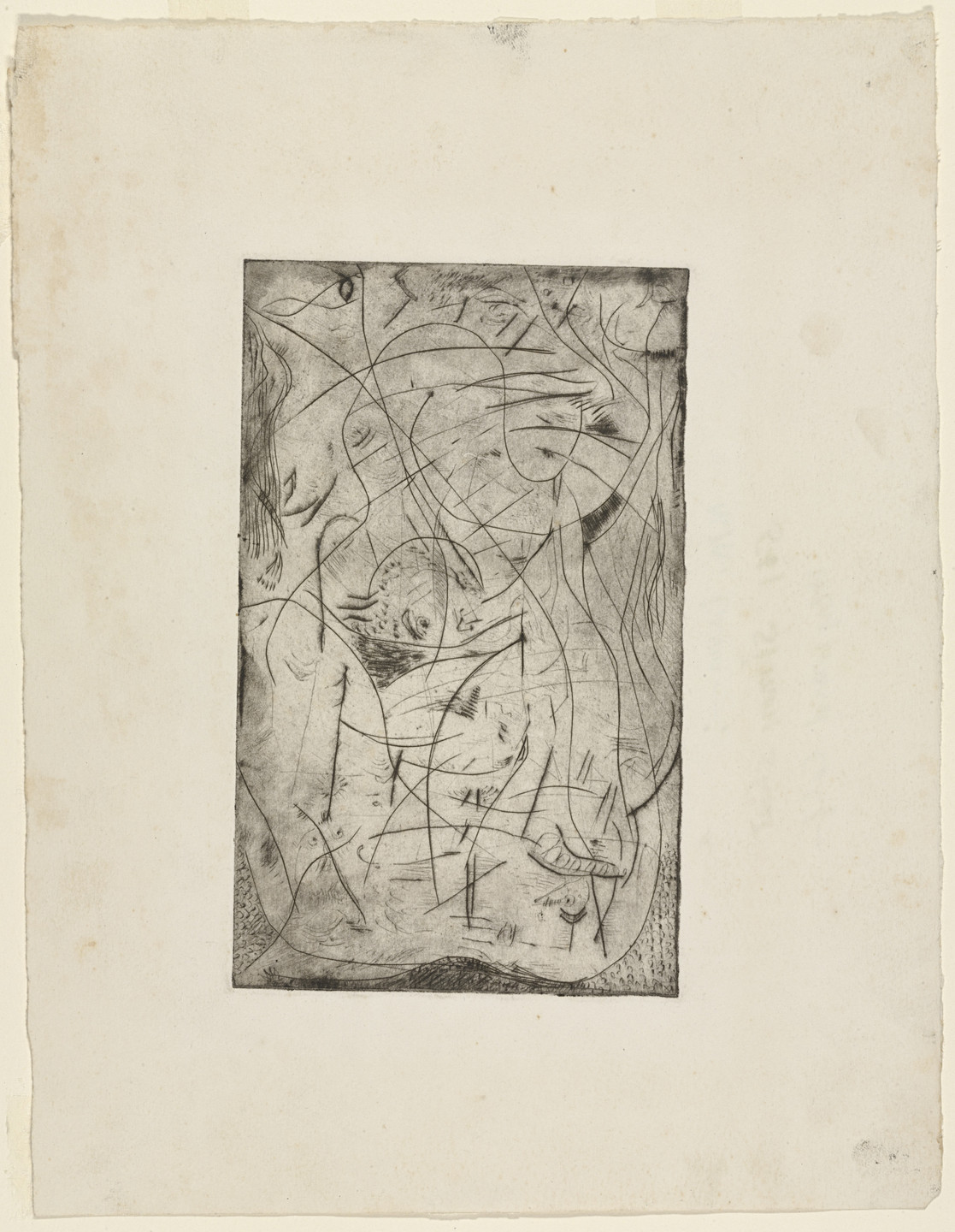 Jackson Pollock. Untitled (10), only state. 1944–1945