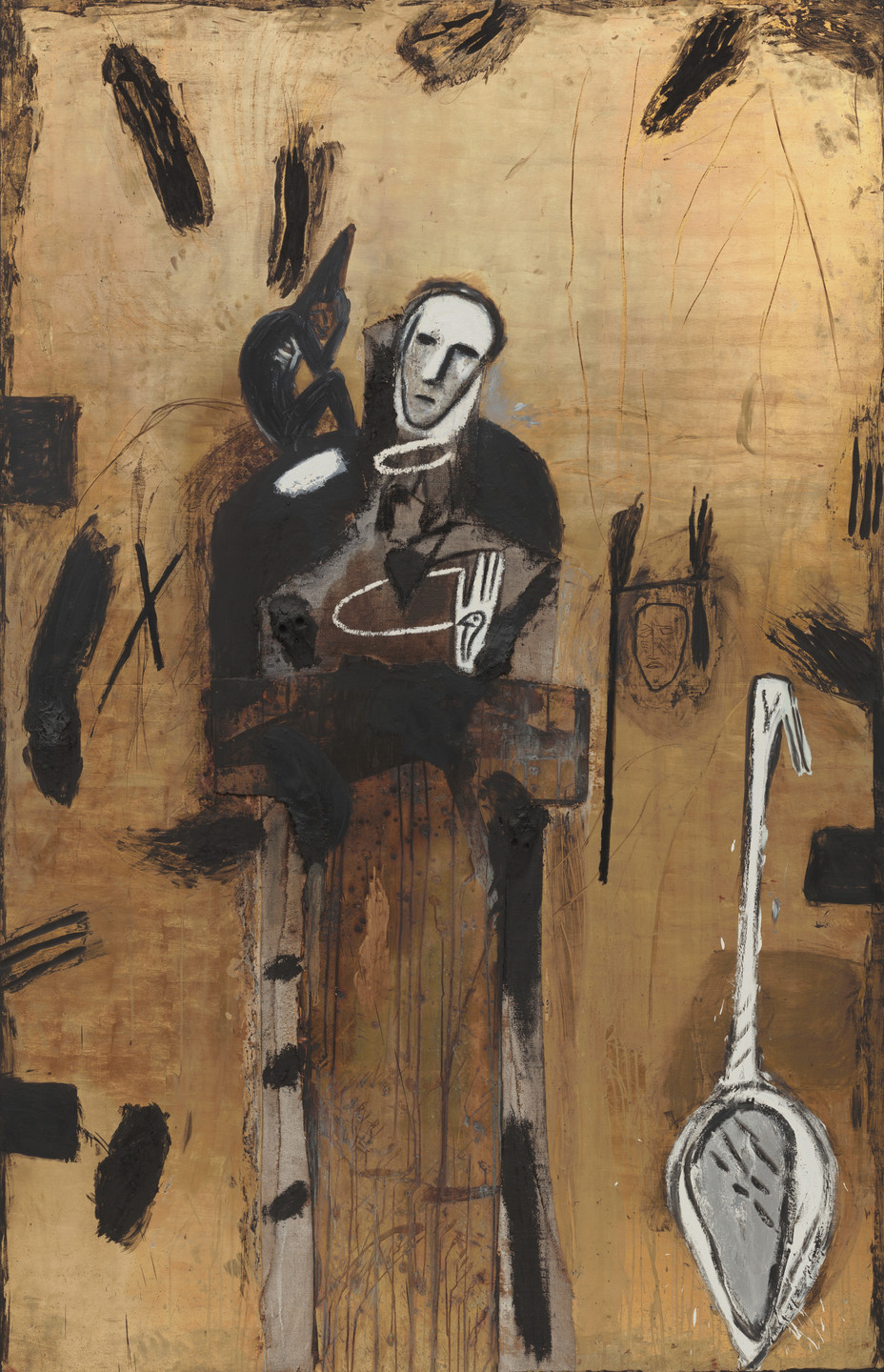 Mimmo Paladino. Solitary Sun. 1986