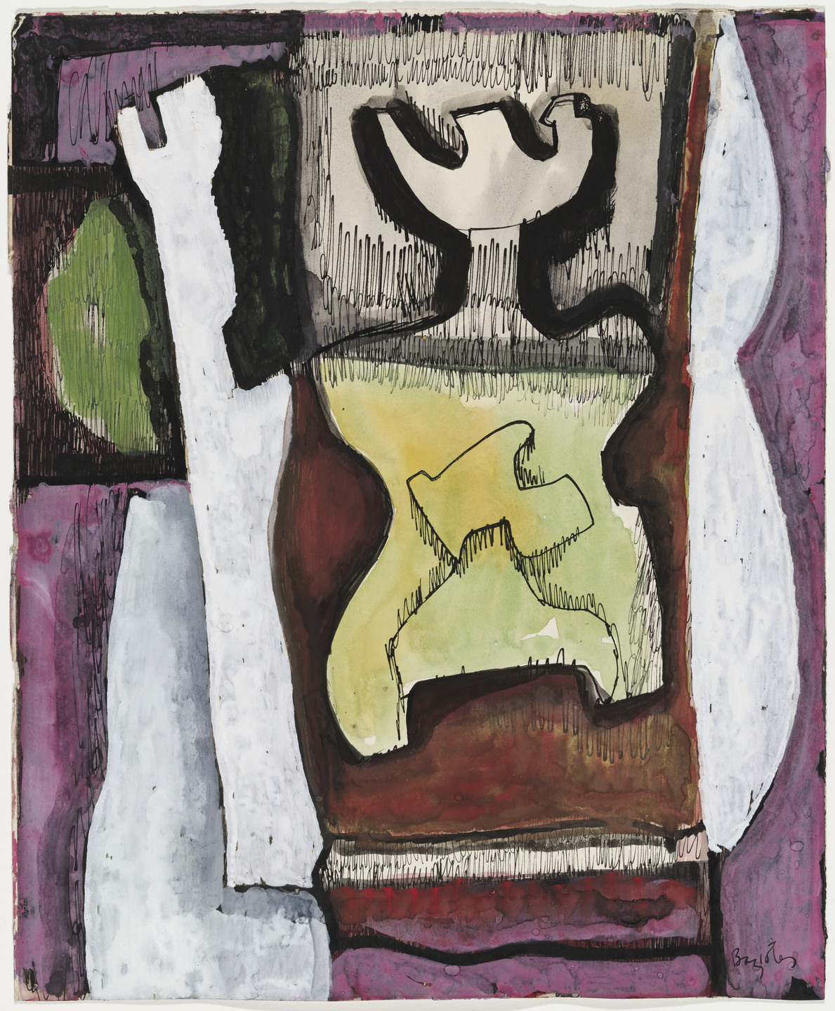 William Baziotes. The Prisoner. (c. 1942)