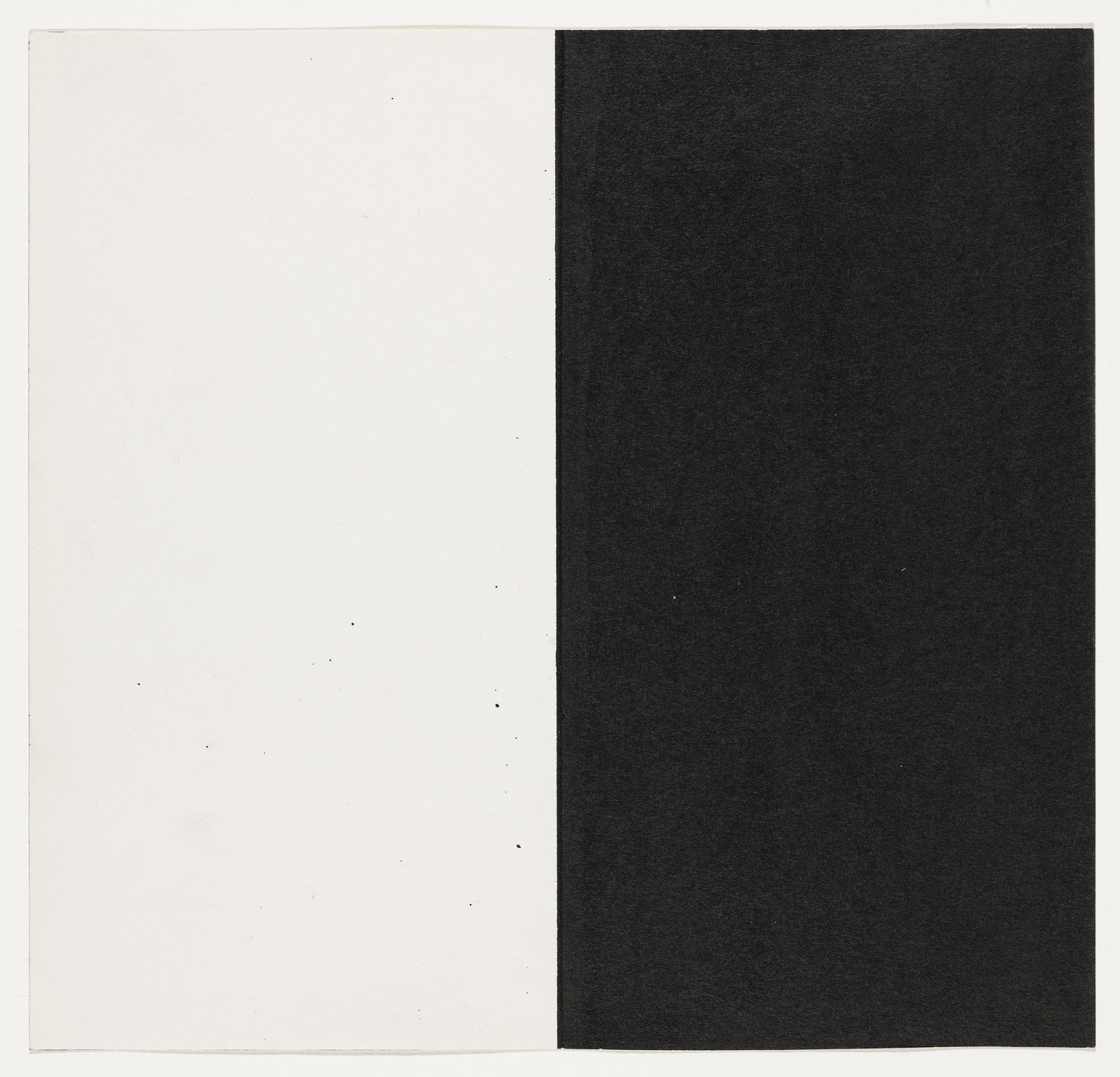 Ellsworth Kelly. White and Black. 1951