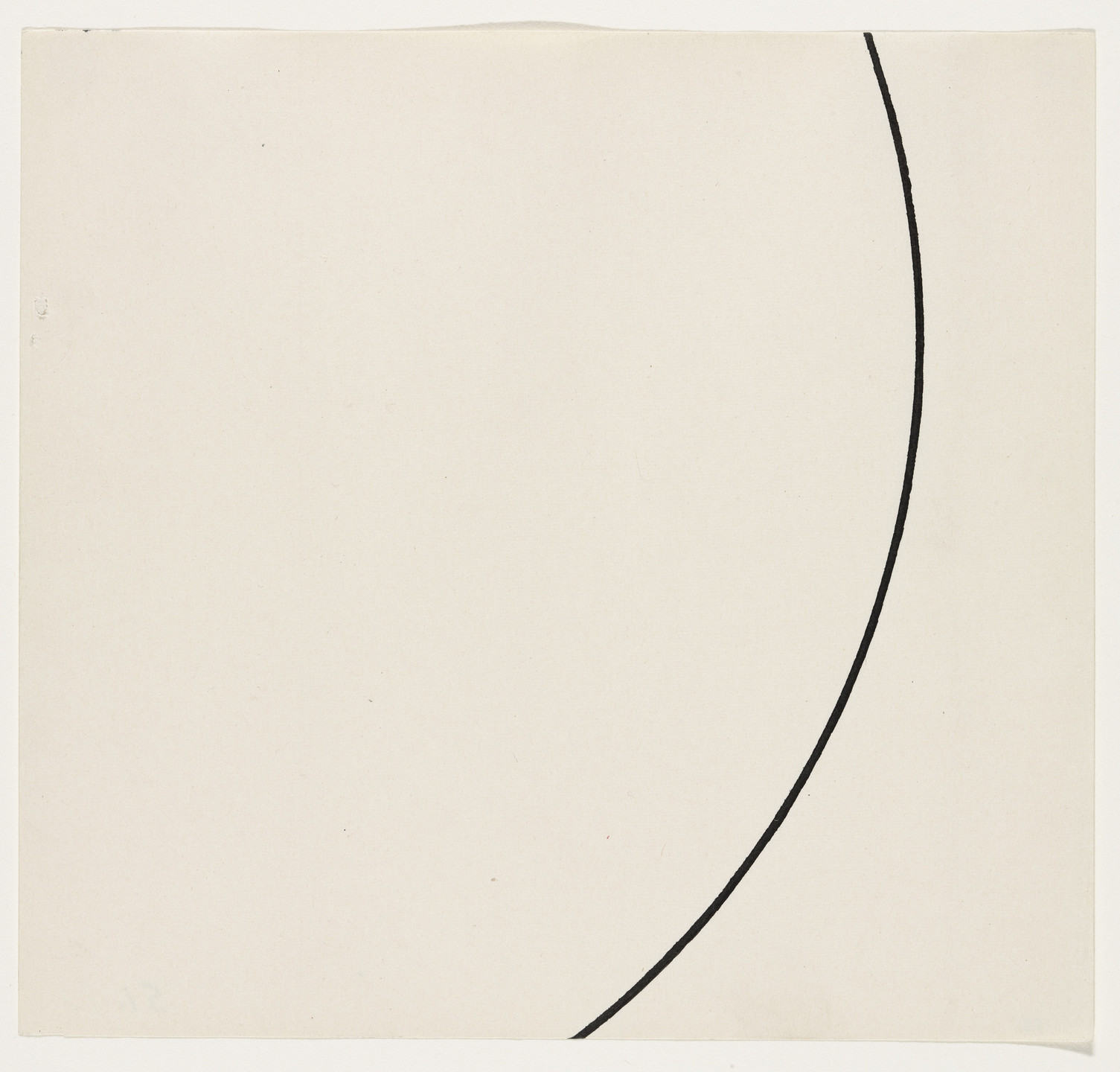 Ellsworth Kelly. Curve. 1951