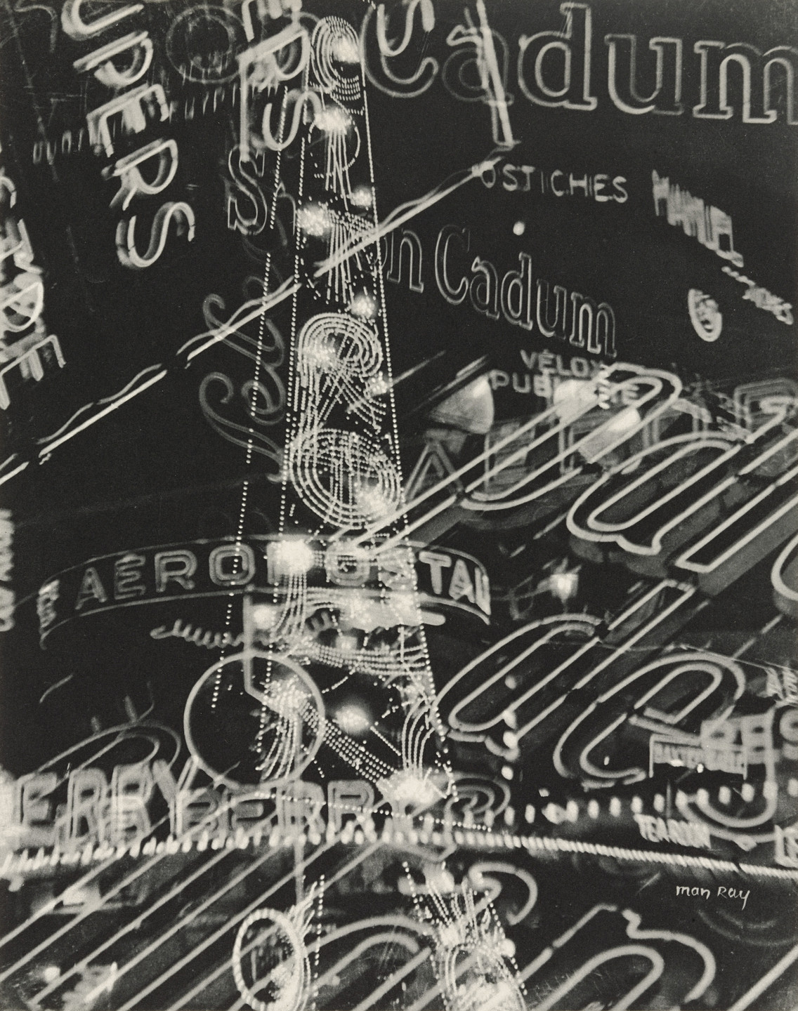 Man Ray (Emmanuel Radnitzky). _La Ville _ from the portfolio Electricité. 1931