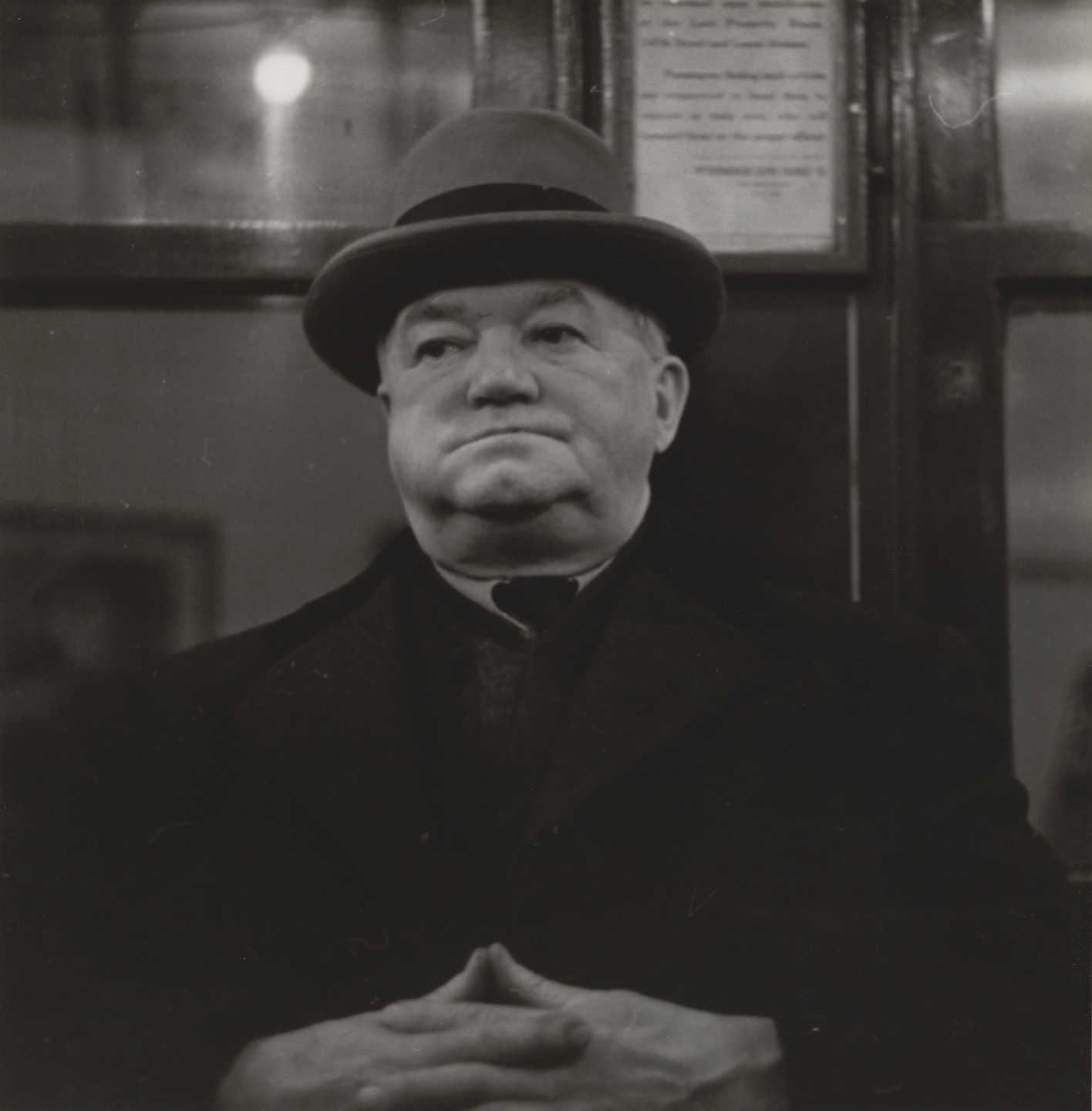 Walker Evans. Subway Portrait. 1938-41