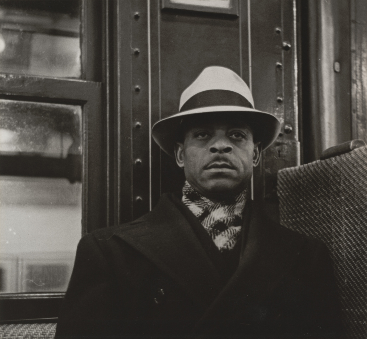 Walker Evans. Subway Portrait. January 17, 1941
