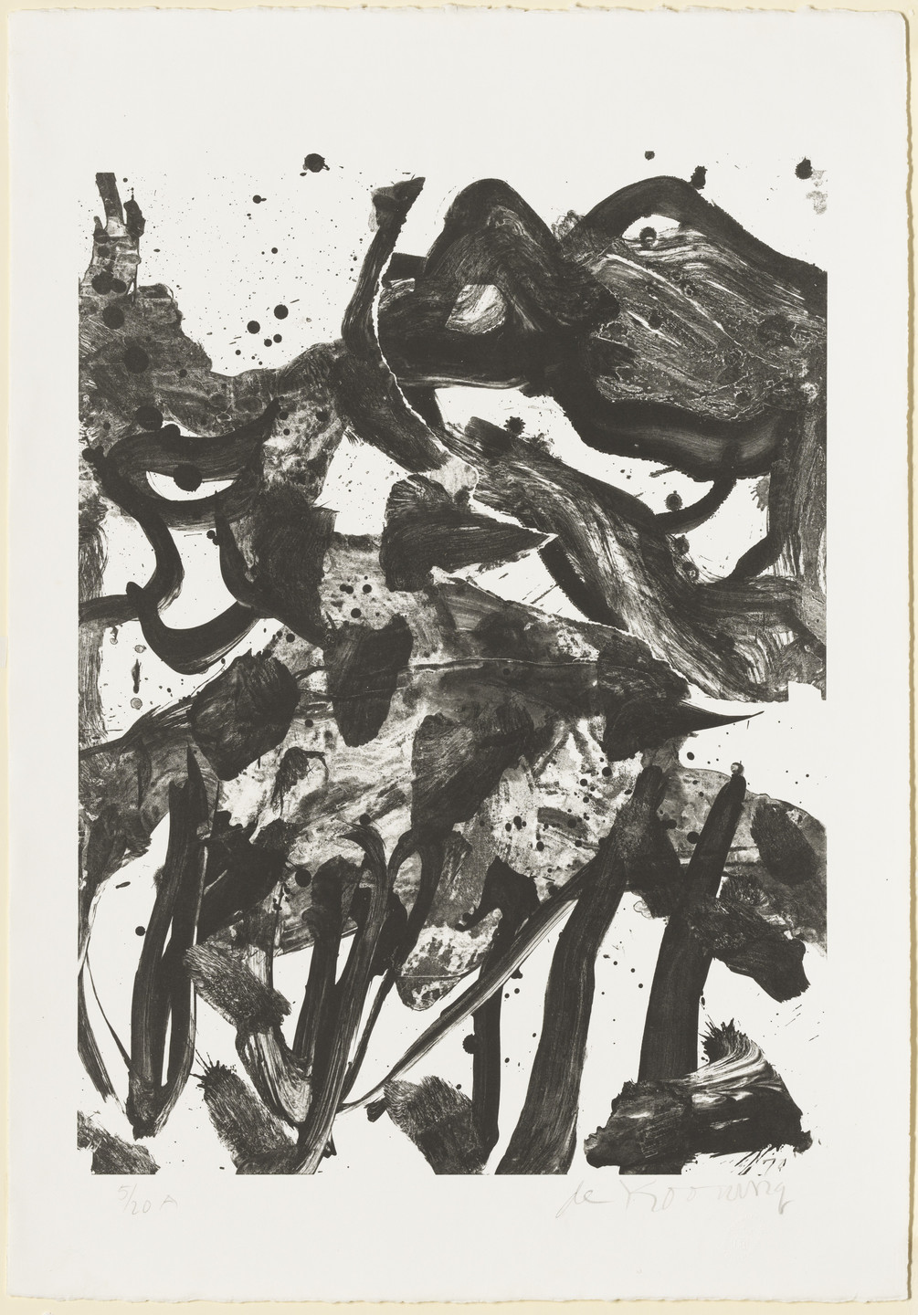 Willem de Kooning. The Marshes. 1970, published 1971
