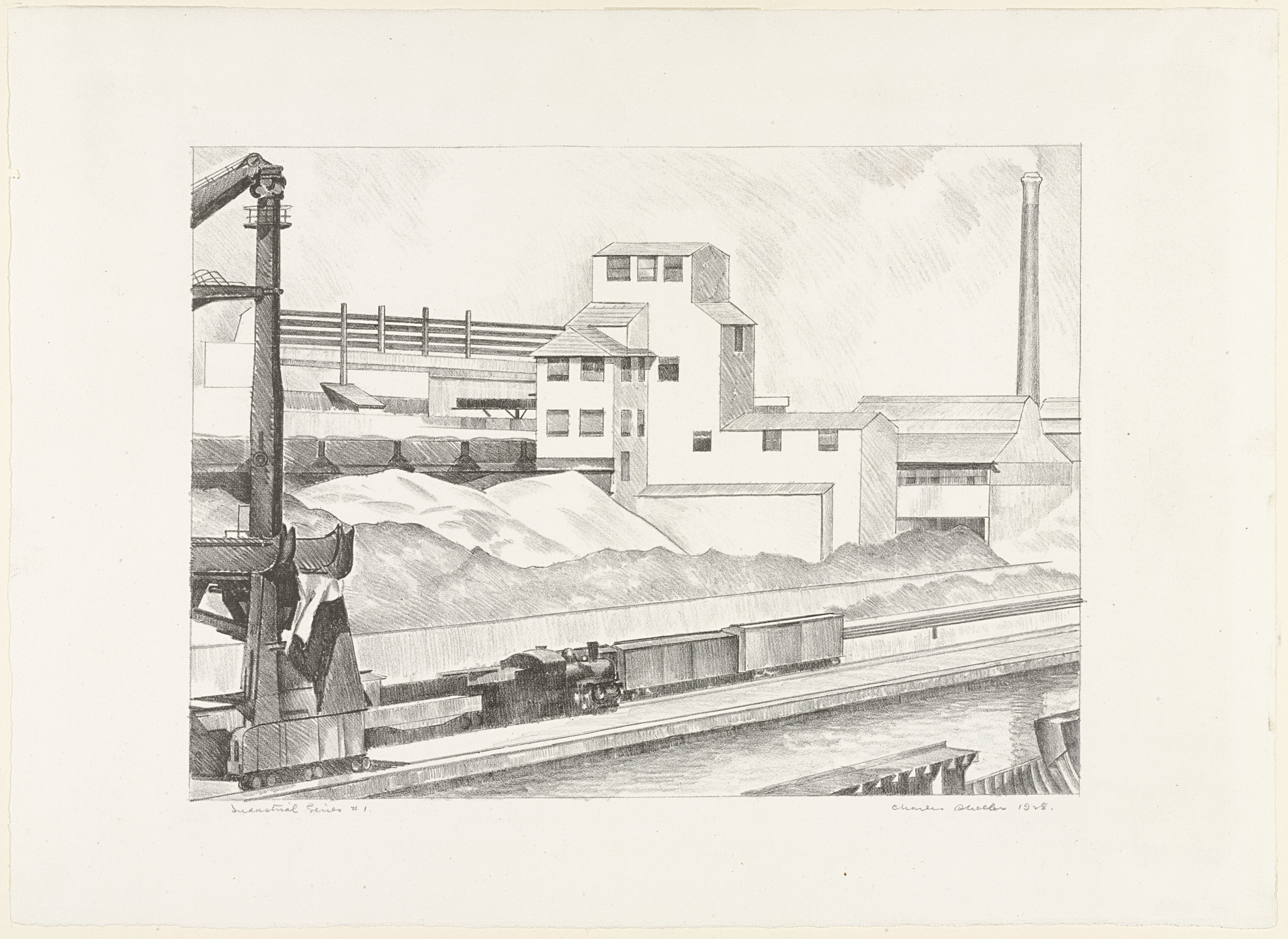 Charles Sheeler. Industrial Series #1. 1928