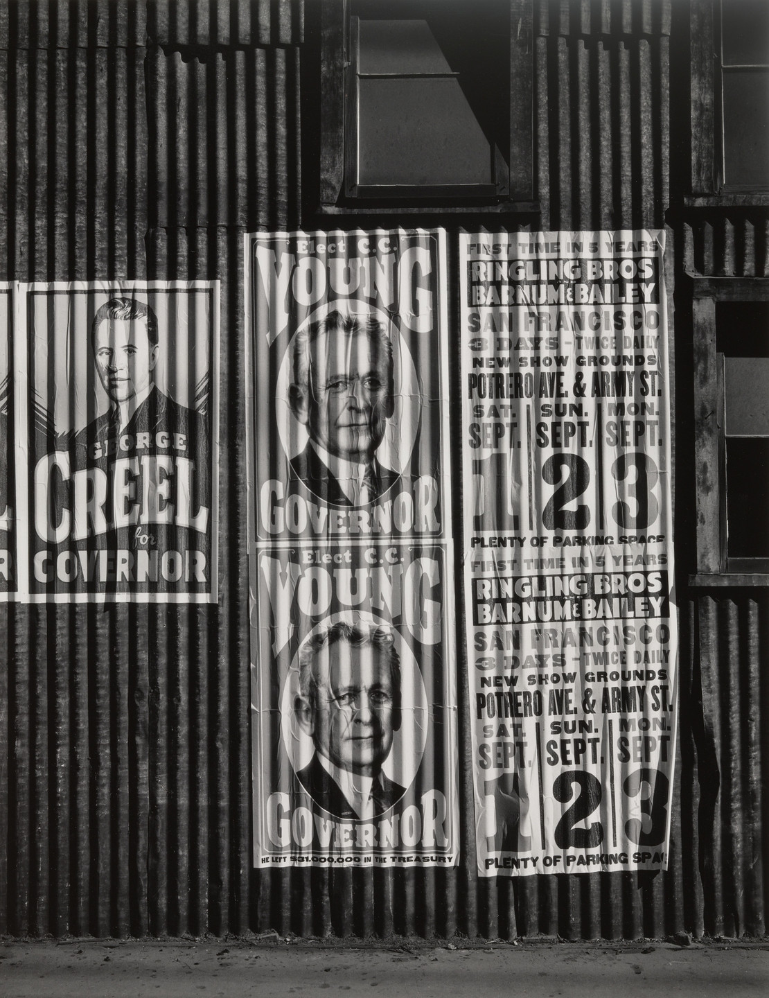 Ansel Adams. Political Circus. 1931