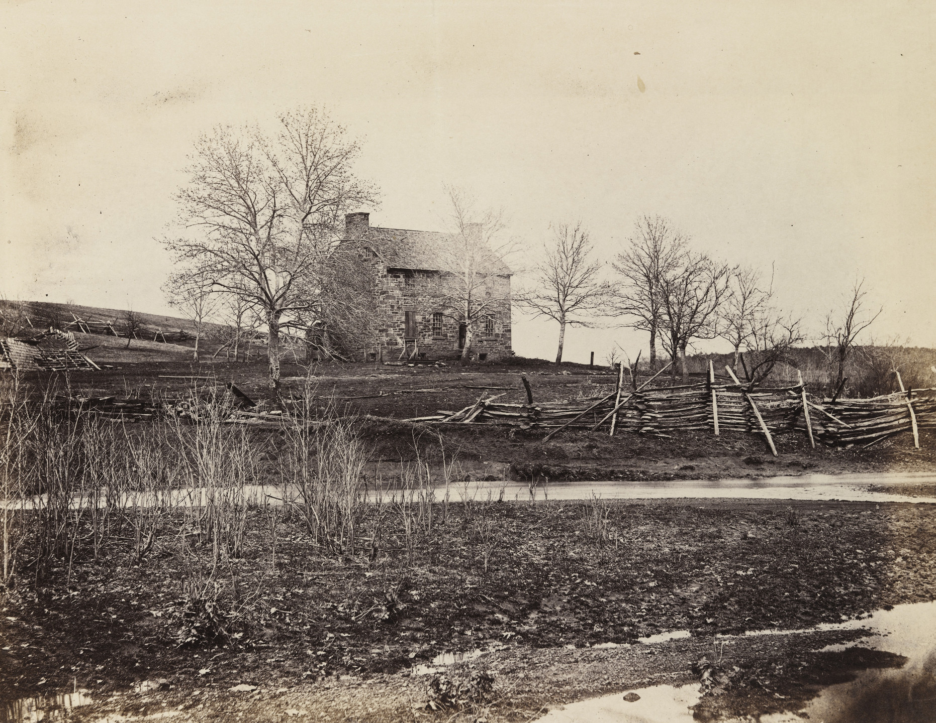 Alexander Gardner. Mathew&#39;s house, Battle-Field of Bull Run. March 1862