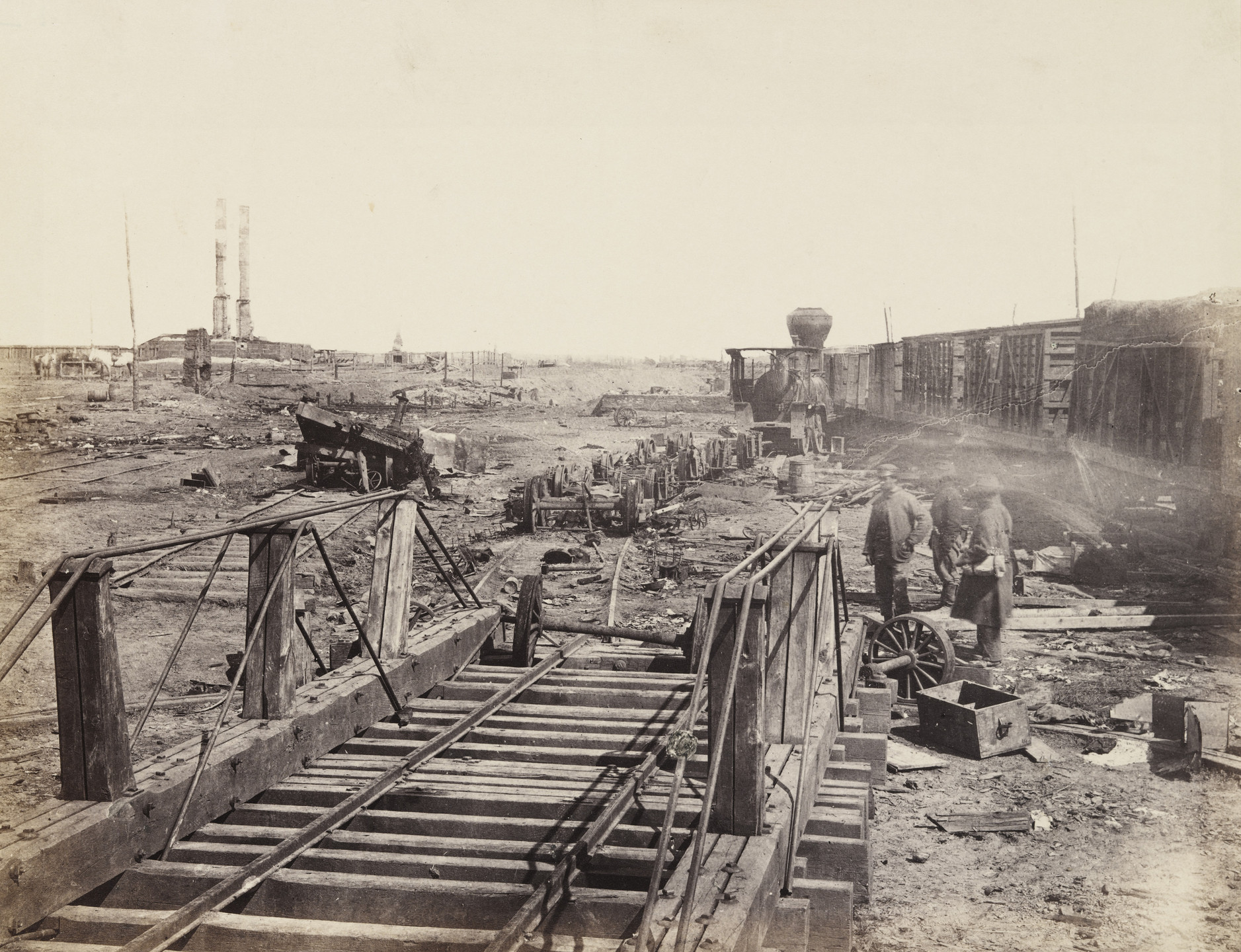 Alexander Gardner. Ruins at Manassas Junction. March 1862