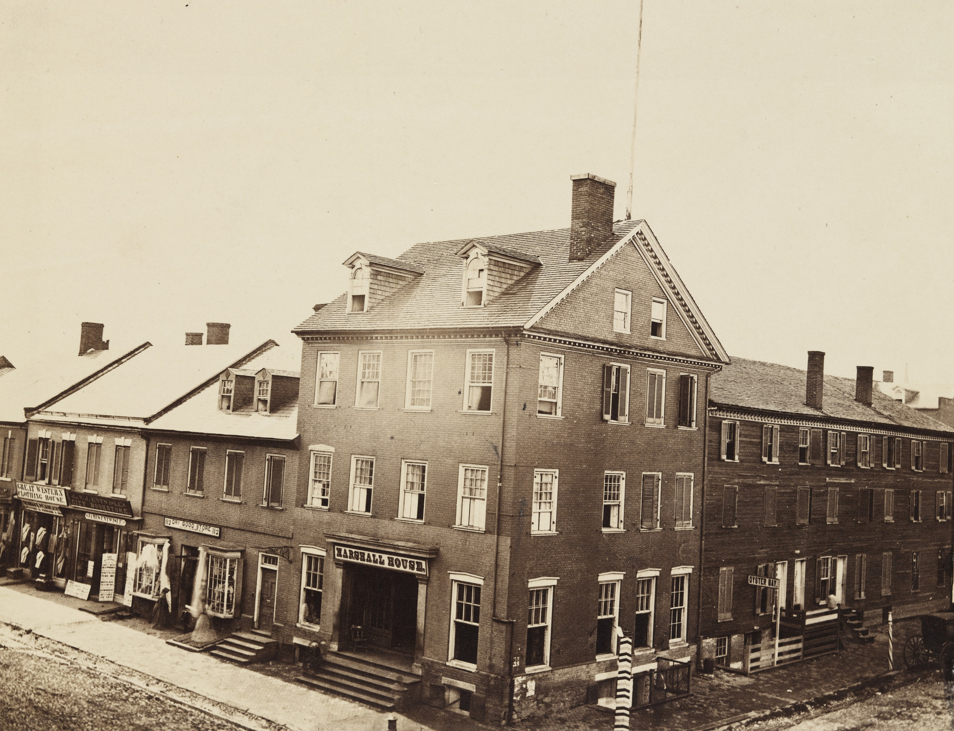 Alexander Gardner, Pywell. Marshall House, Alexandria, Virginia. August 1862