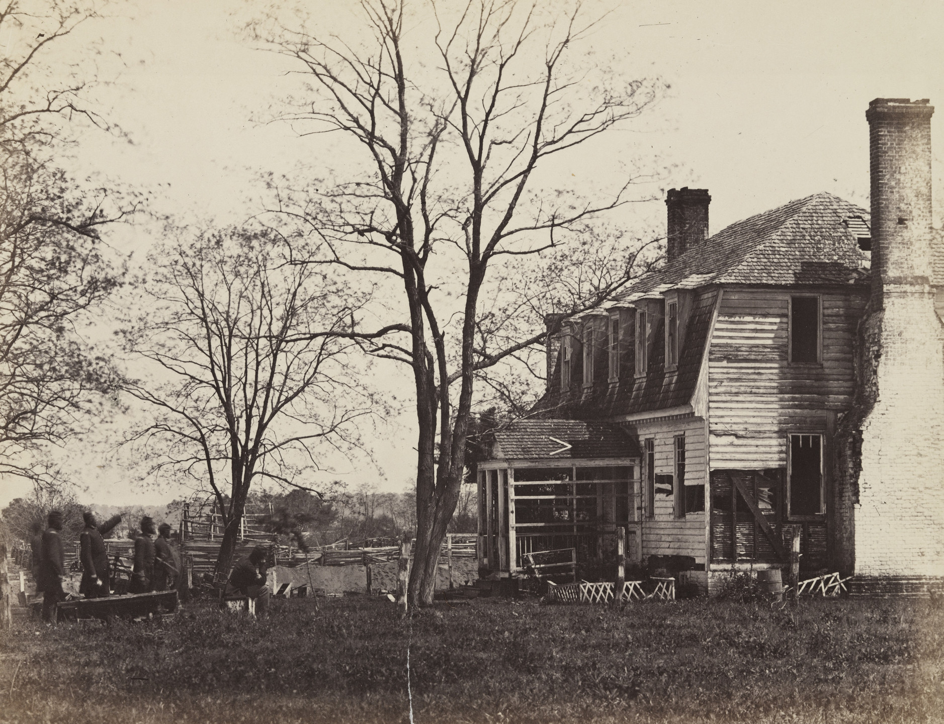 Alexander Gardner. Moore House, Yorktown, Virginia. May, 1862