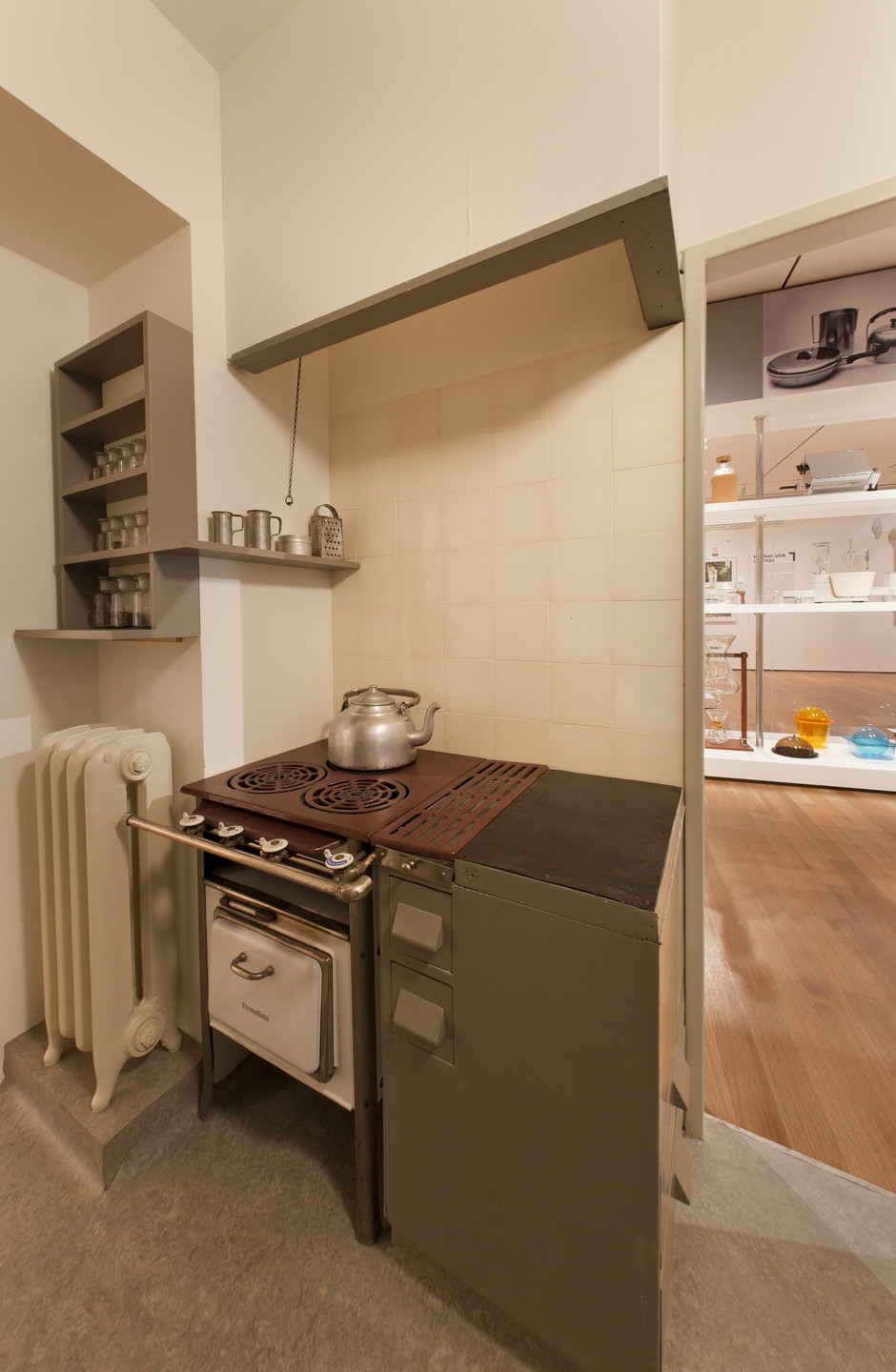 Grete Lihotzky. Frankfurt Kitchen from the Ginnheim-Höhenblick Housing Estate, Frankfurt am Main, Germany. 1926-1927