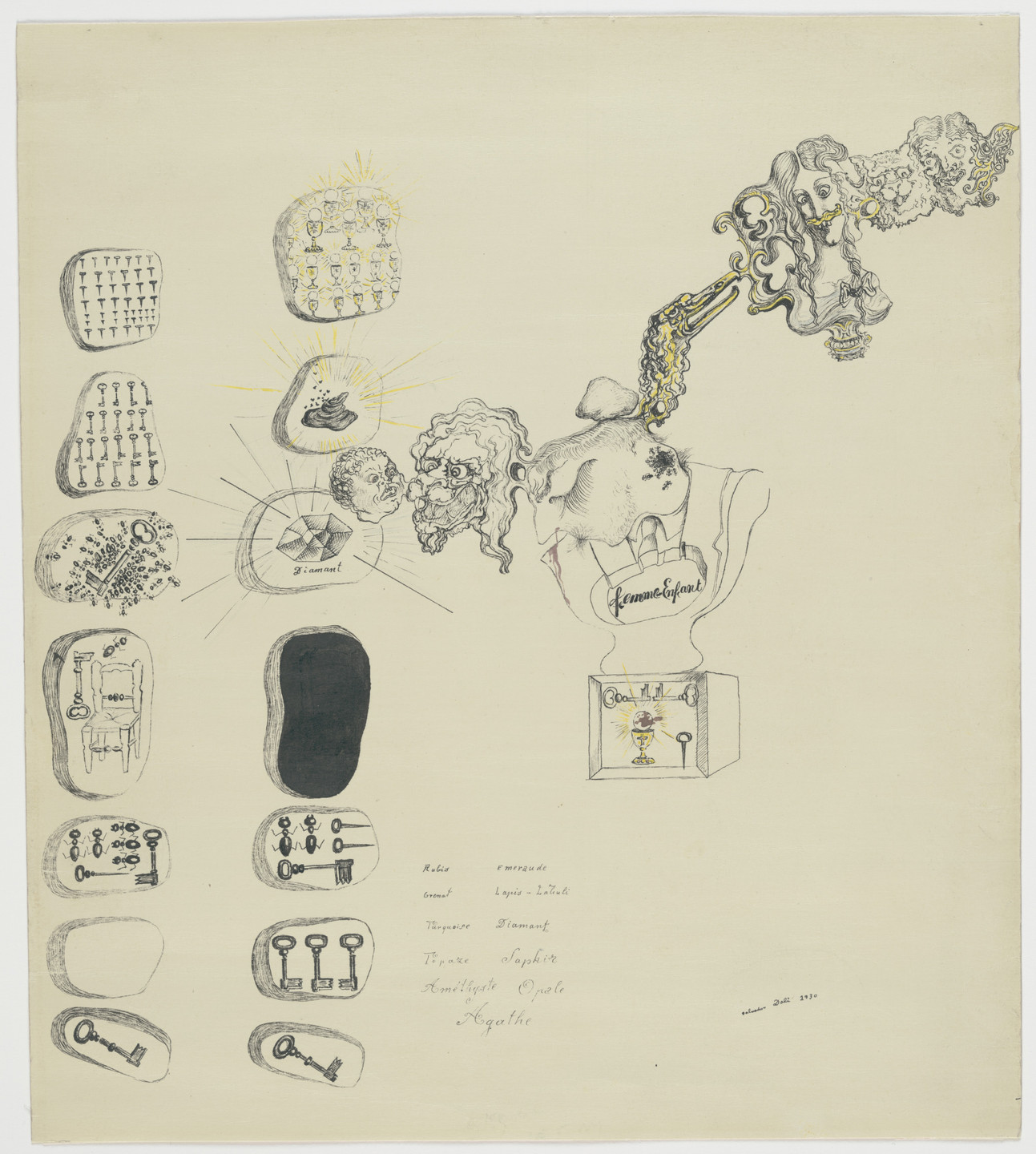 Salvador Dalí. Frontispiece for Second Surrealist Manifesto. 1930