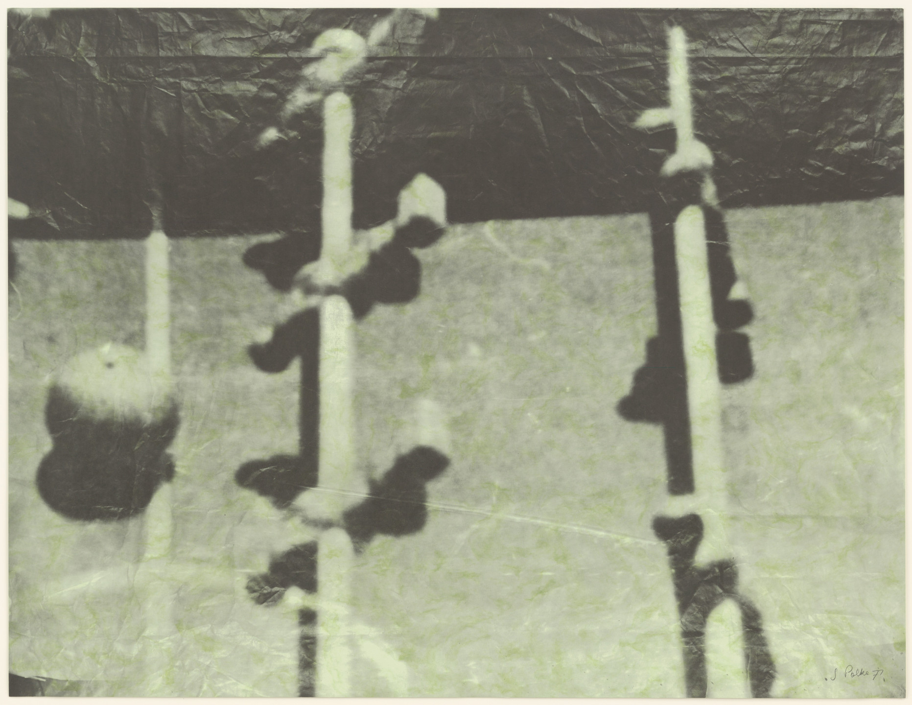 Sigmar Polke. TV Picture (Soccer Player) I (Fernsehbild (Kicker) _I). 1971
