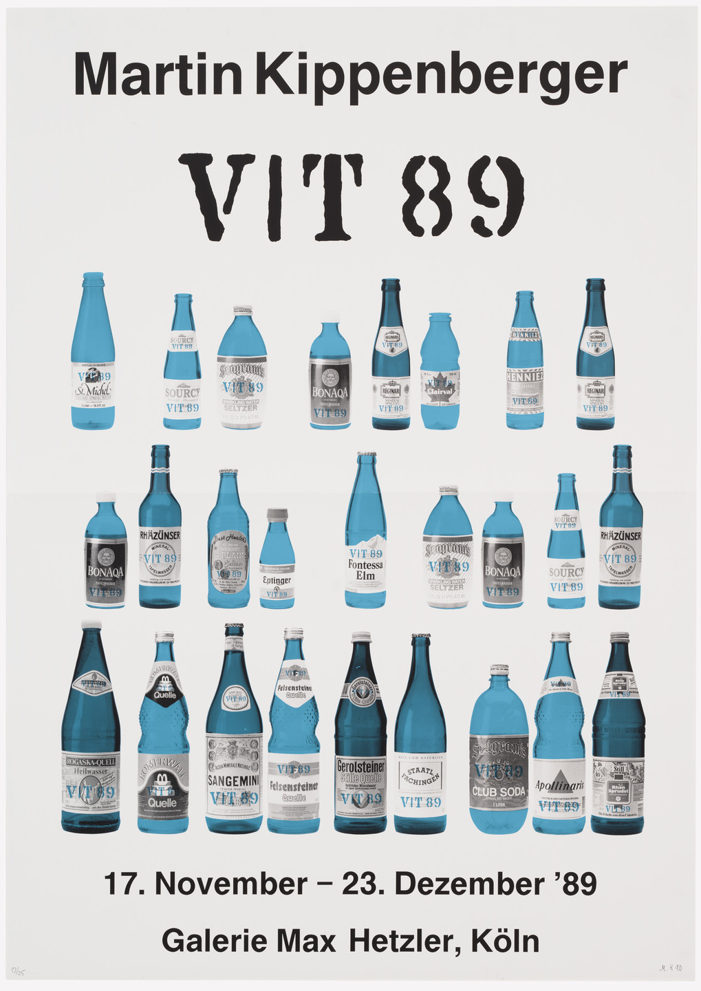 Martin Kippenberger. VIT 89 fromCourage to Print (Mut zum Druck). 1990