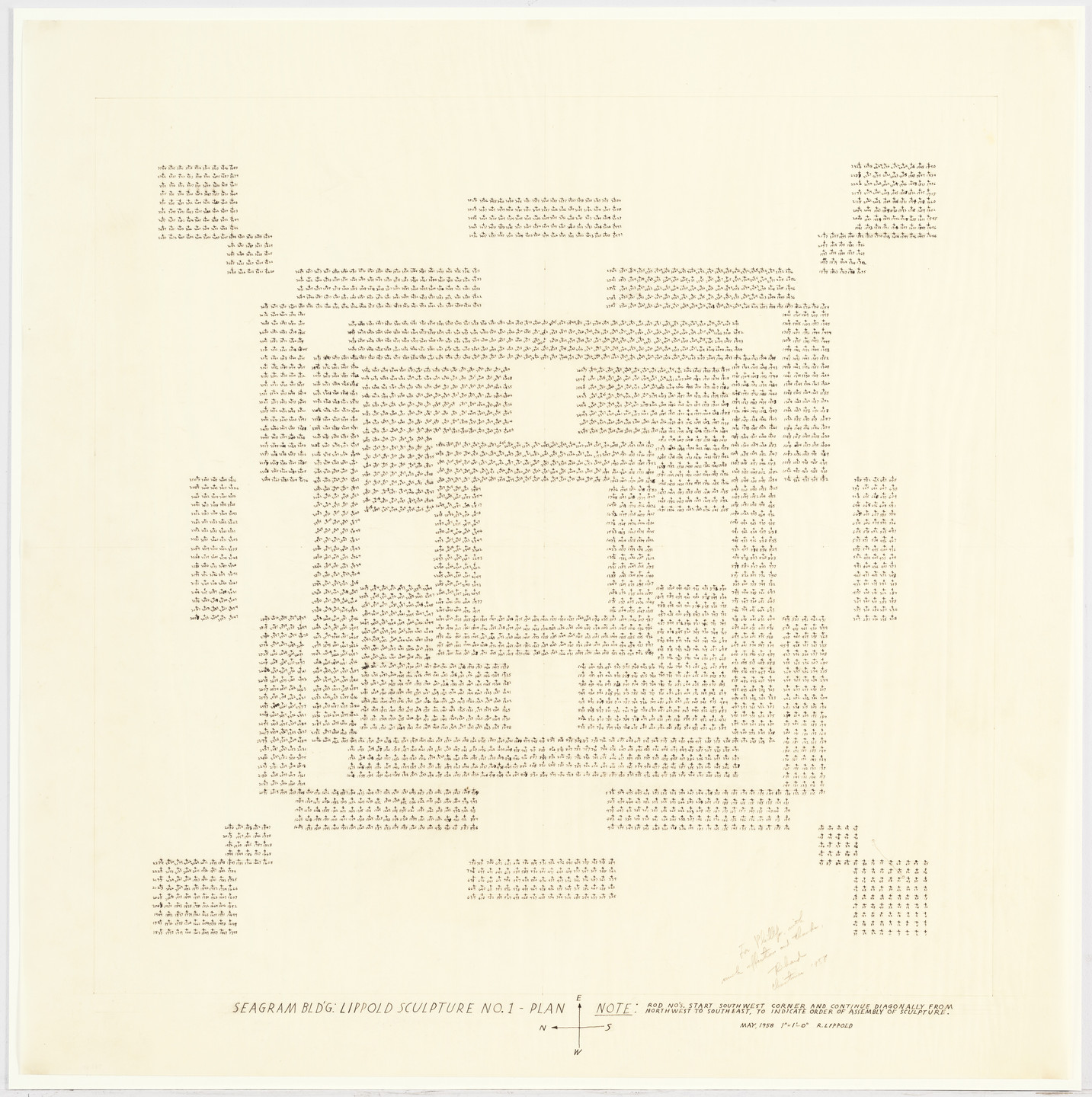 Richard Lippold. The Four Seasons. 1958