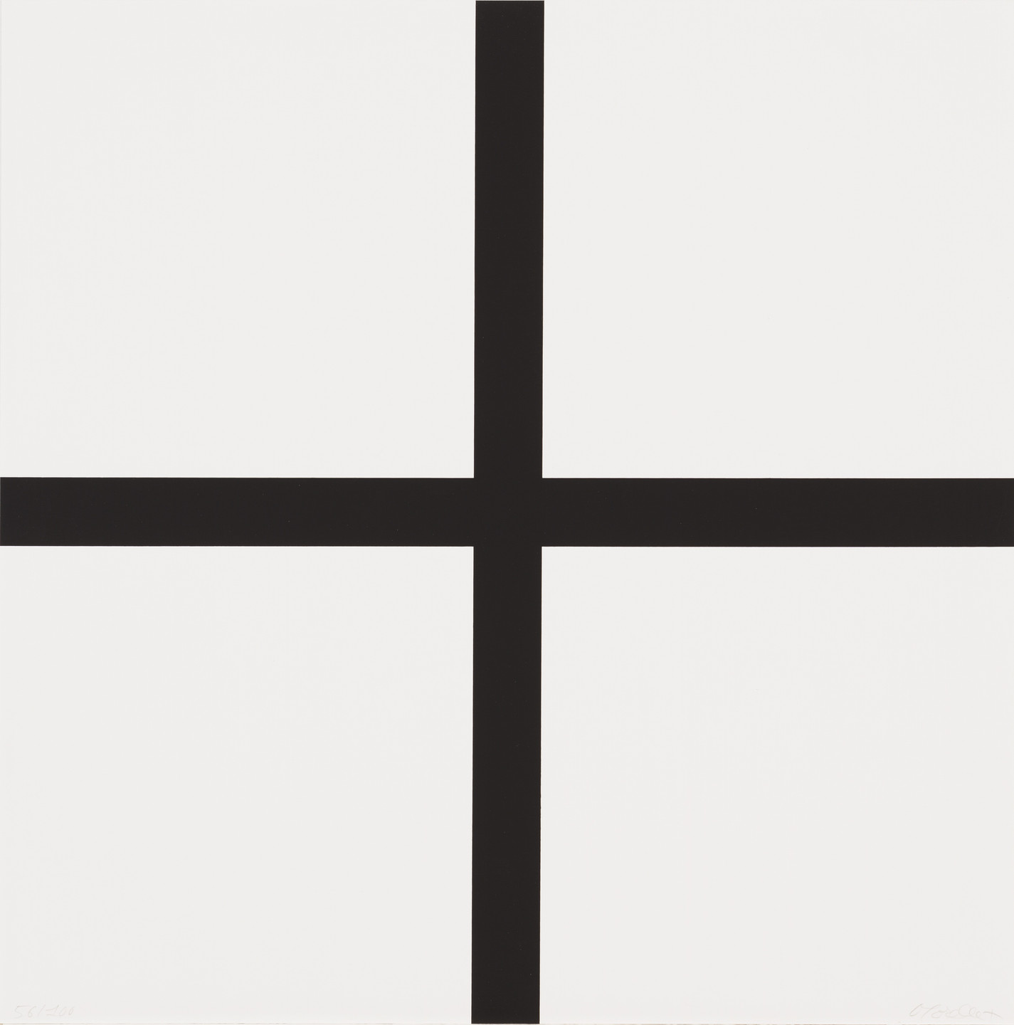 François Morellet. Untitled from 8 Trames 0°90° (8 Wefts 0°90°). (1974)