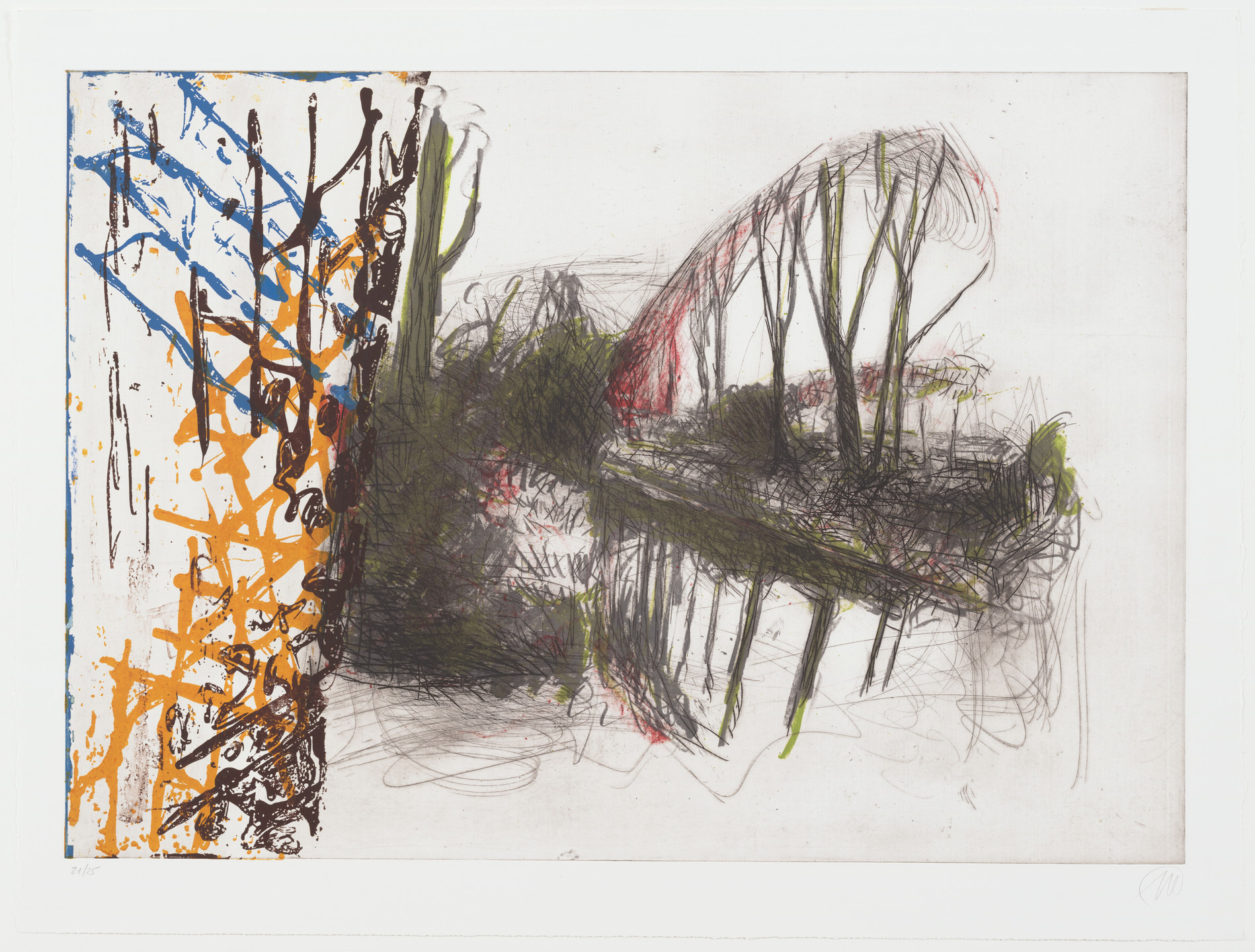 Markus Lüpertz. Landscape #2. 1998