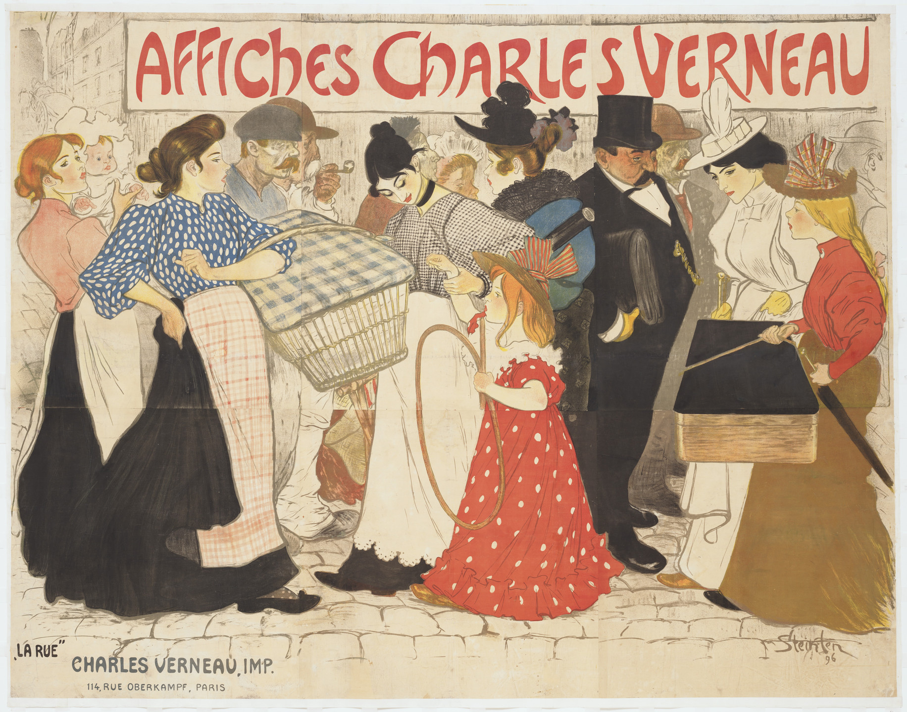 Théophile-Alexandre Steinlen. La Rue (The street). 1896