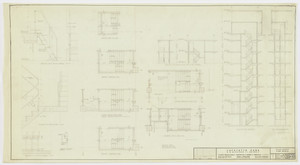 Pavilion Apartments and Town Houses, Lafayette Park, Detroit, MI, Plans, sections (Pavilion apartments. Stair details.)