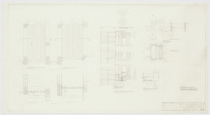 Pavilion Apartments and Town Houses, Lafayette Park, Detroit, MI, Elevations, site plan, key plan (Parcel 20. Low rise. Walk and step ramp.)