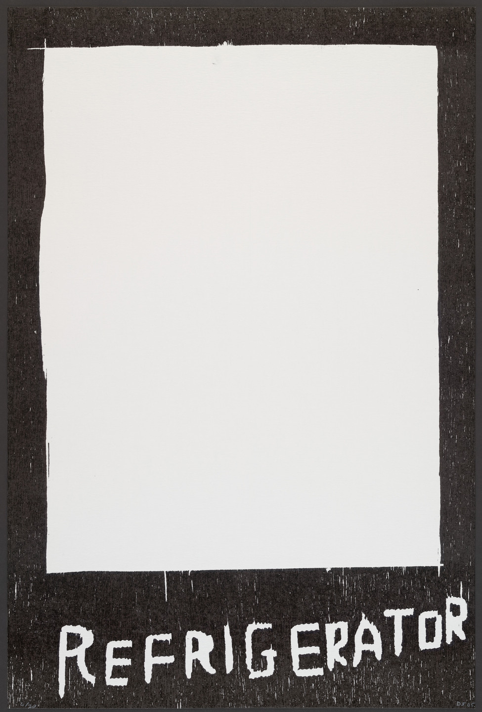 David Shrigley. Untitled (Refrigerator) from an untitled portfolio. 2005