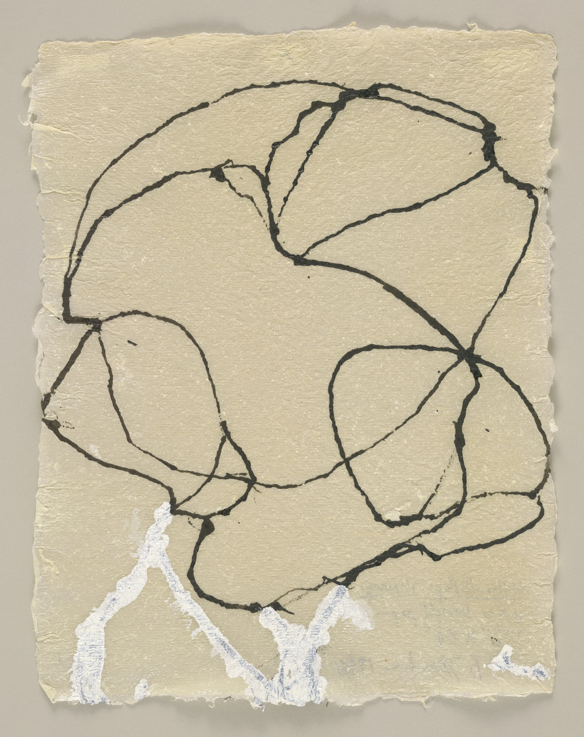 Brice Marden. 4 Howell Paper Drawings. 1996