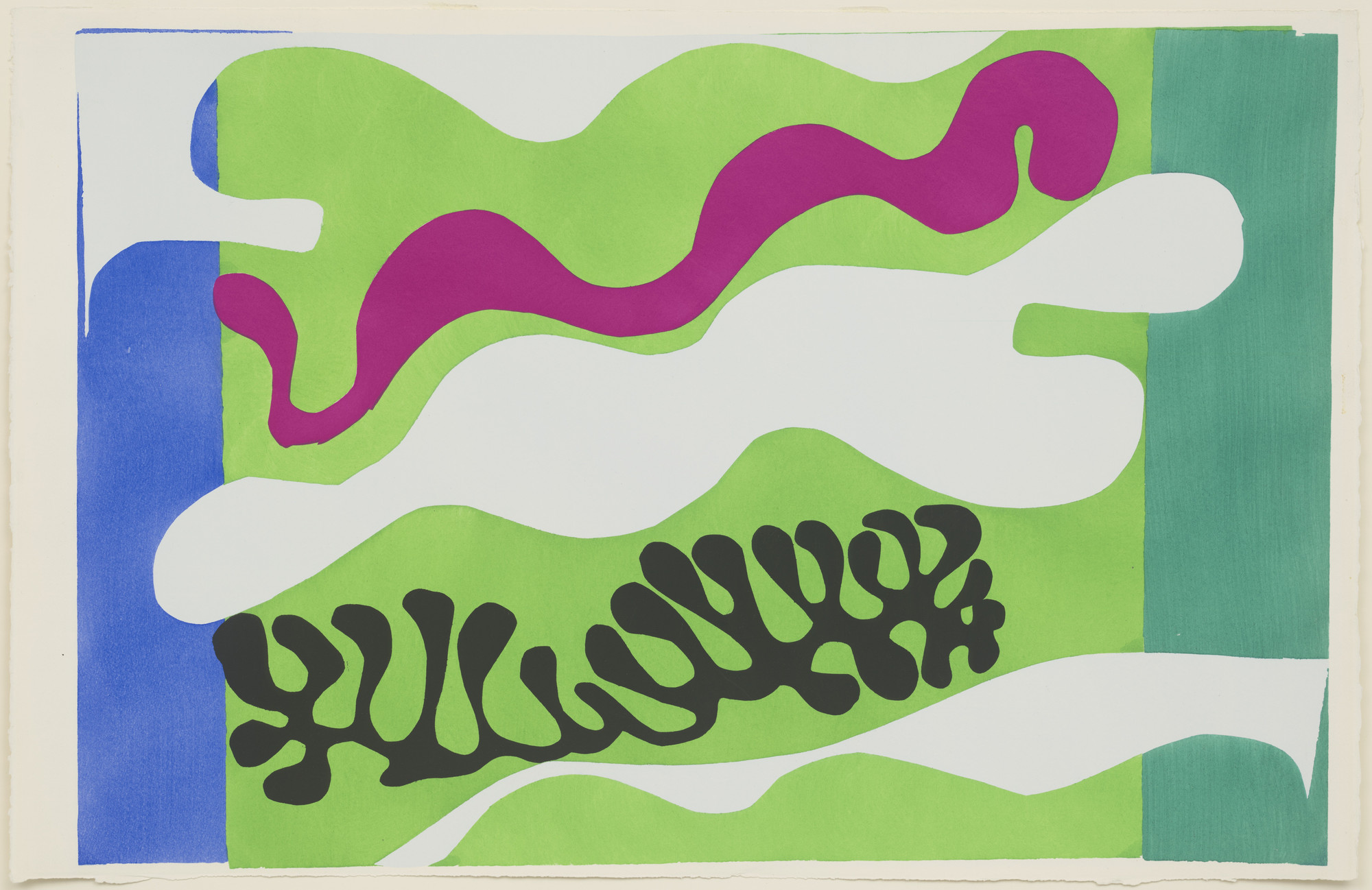 Henri Matisse. Lagoon (Le Lagon) from Jazz. 1947