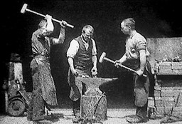 Thomas A. Edison, Inc.. Blacksmithing Scene. 1893