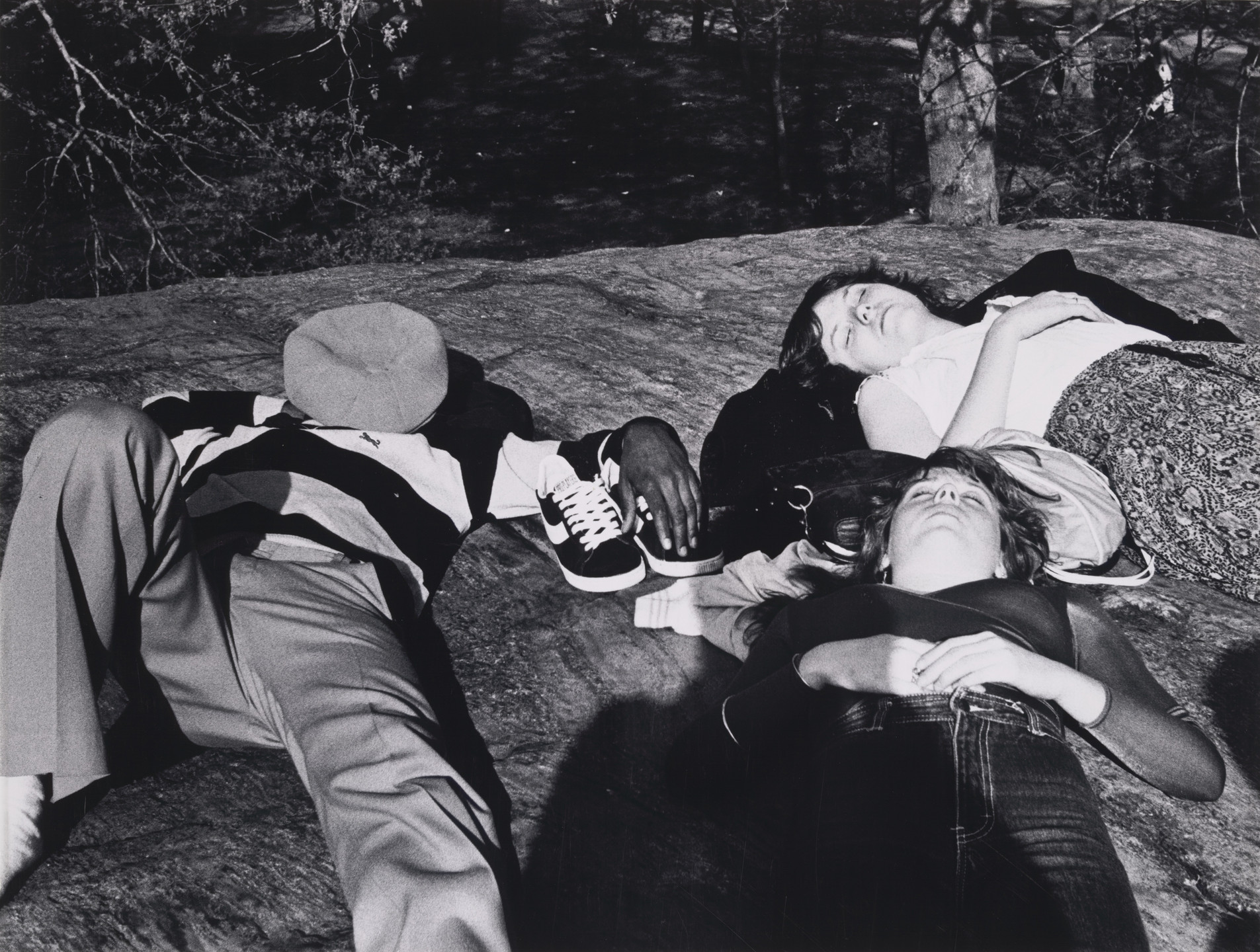 Beuford Smith. Two Sun Bathers, Central Park, NYC, Two Sun Bathers. 1983