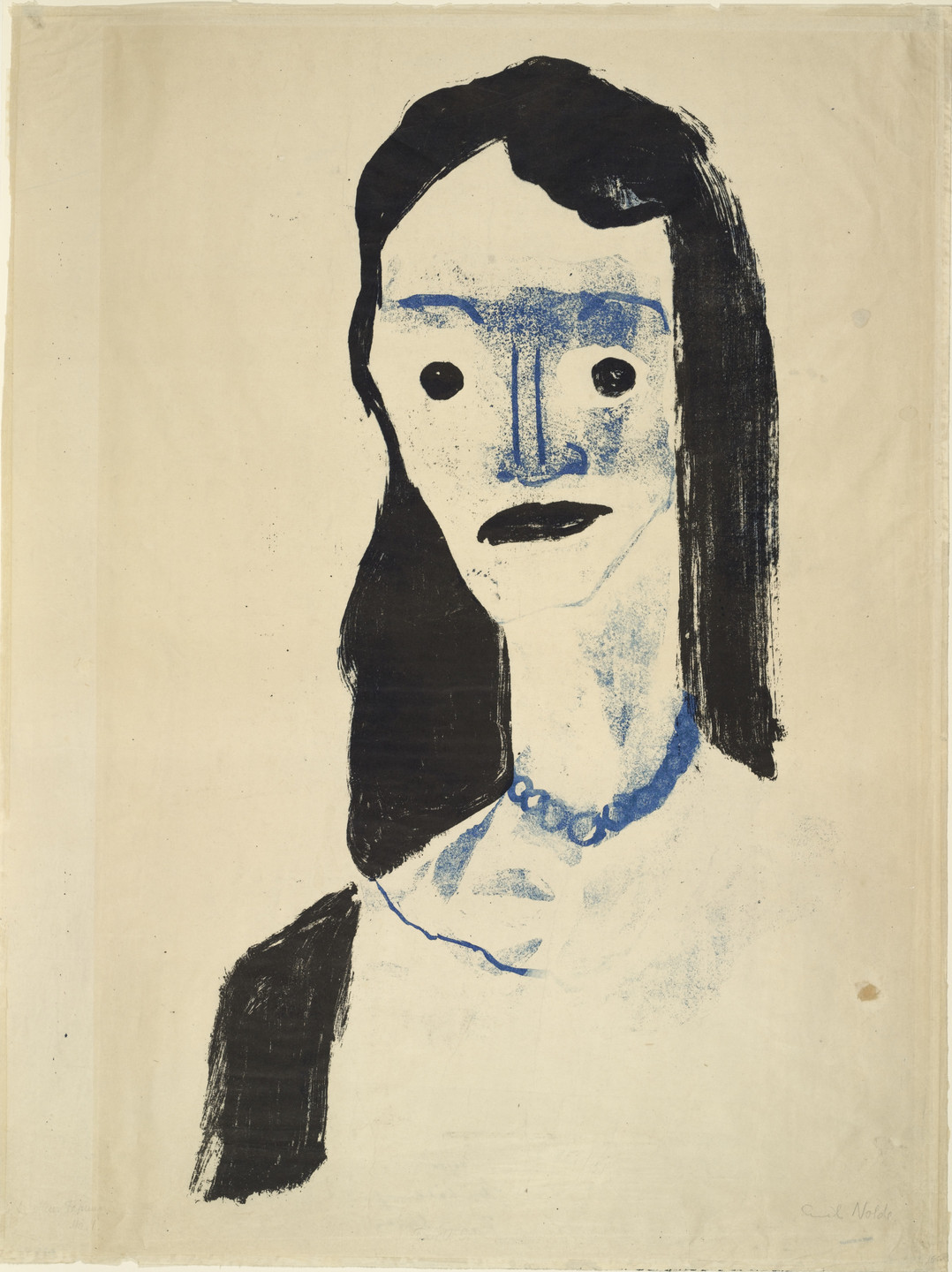 Emil Nolde. Mrs. A.S. (Frau A.S.). 1913