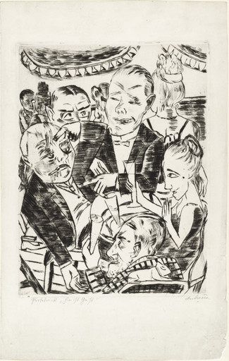 Max Beckmann. Here Is Intellect ( Hier ist Geist ). 1921