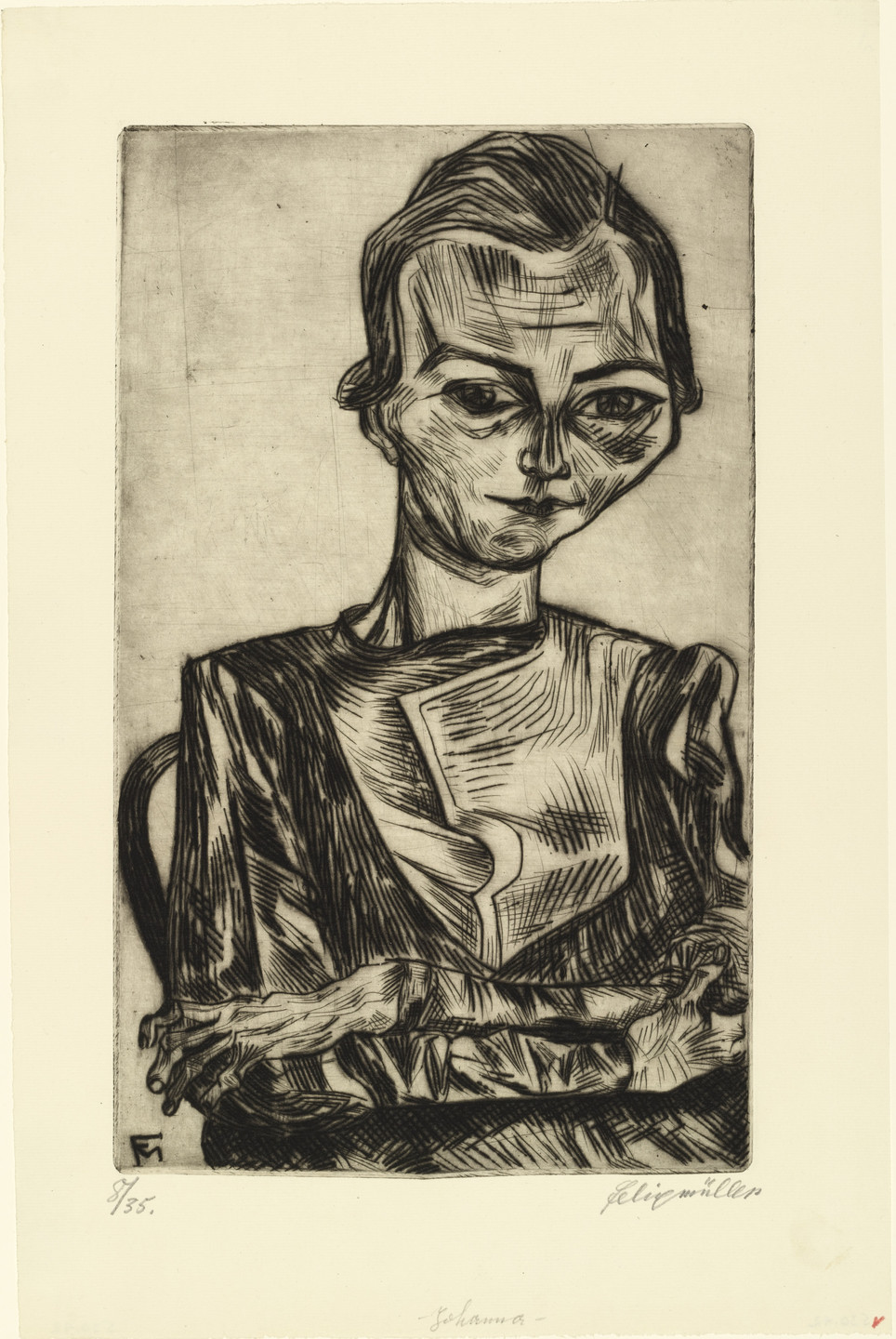 Conrad Felixmüller. Johanna. 1920