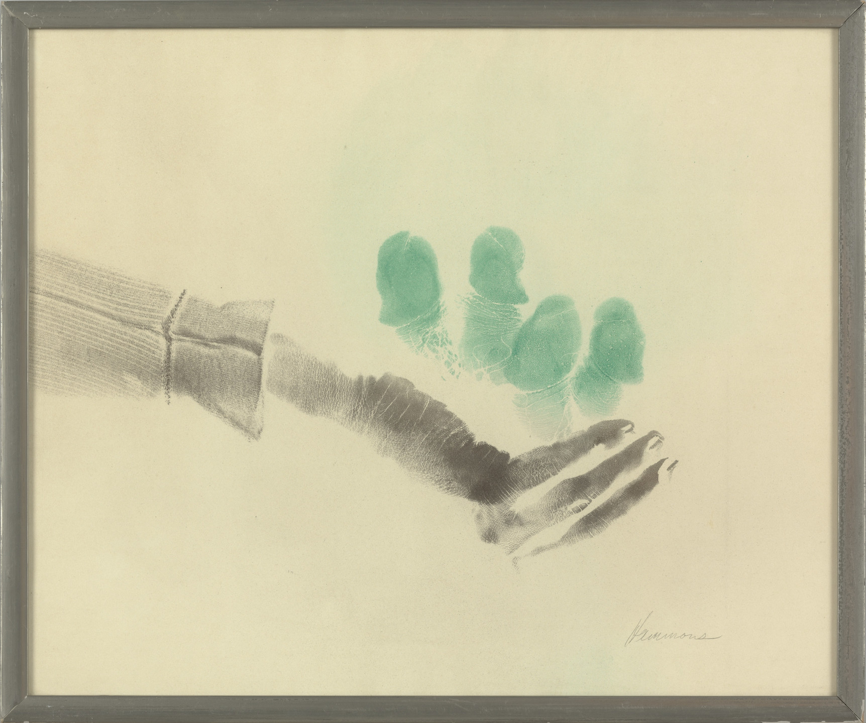 David Hammons. Untitled/Green Power. c. 1975