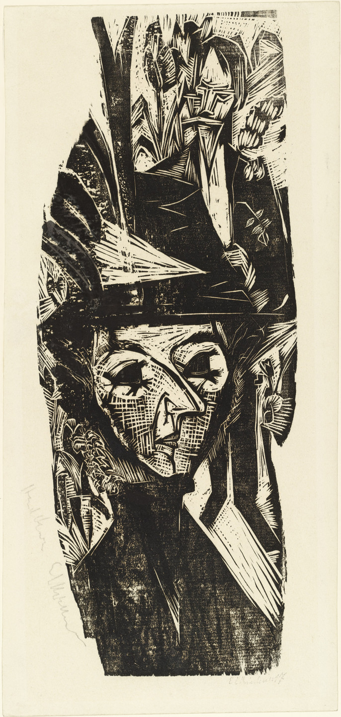 Ernst Ludwig Kirchner. Portrait of Marie-Luise Binswanger ( Portrait Frau Marie-Luise Binswanger ). 1917
