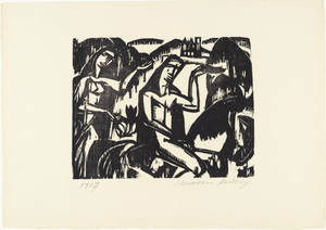 Farewell (III.) (Abschied (Ill.)) from 16 Woodcuts (16 Holzschnitte)