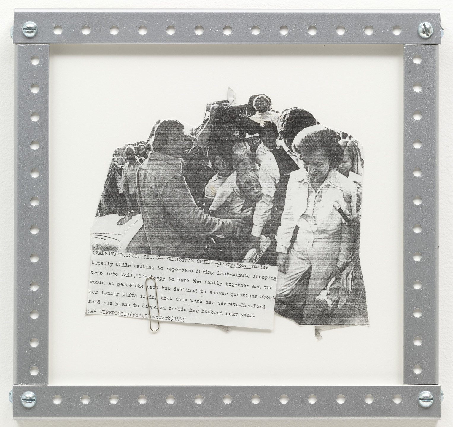 Cady Noland. Untitled Xerox Cut-Out (Study for Walk and Stalk). 1989–94