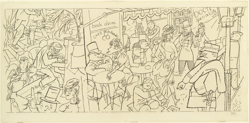 George Grosz. Café. c. 1926
