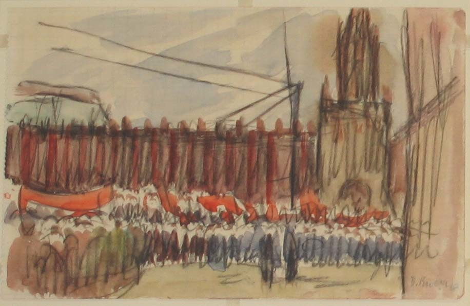 Diego Rivera. May Day, Moscow. 1928