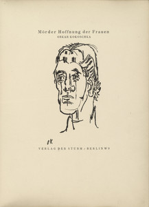 Title page (folio 2) from Mörder, Hoffnung der Frauen (Murderer, Hope of Women)