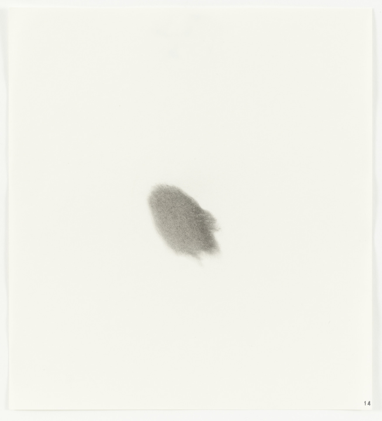 Edward Ruscha. Gunpowder (Dupont Superfine) from Stains. 1969